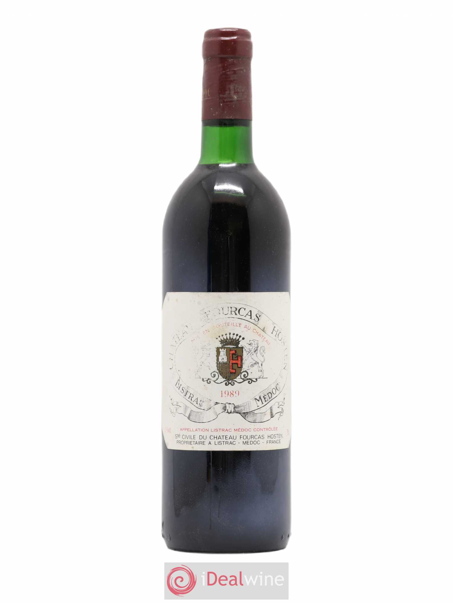 Château Fourcas Hosten Cru Bourgeois (sans prix de réserve) 1989 - Lot de 1 bouteille - 0