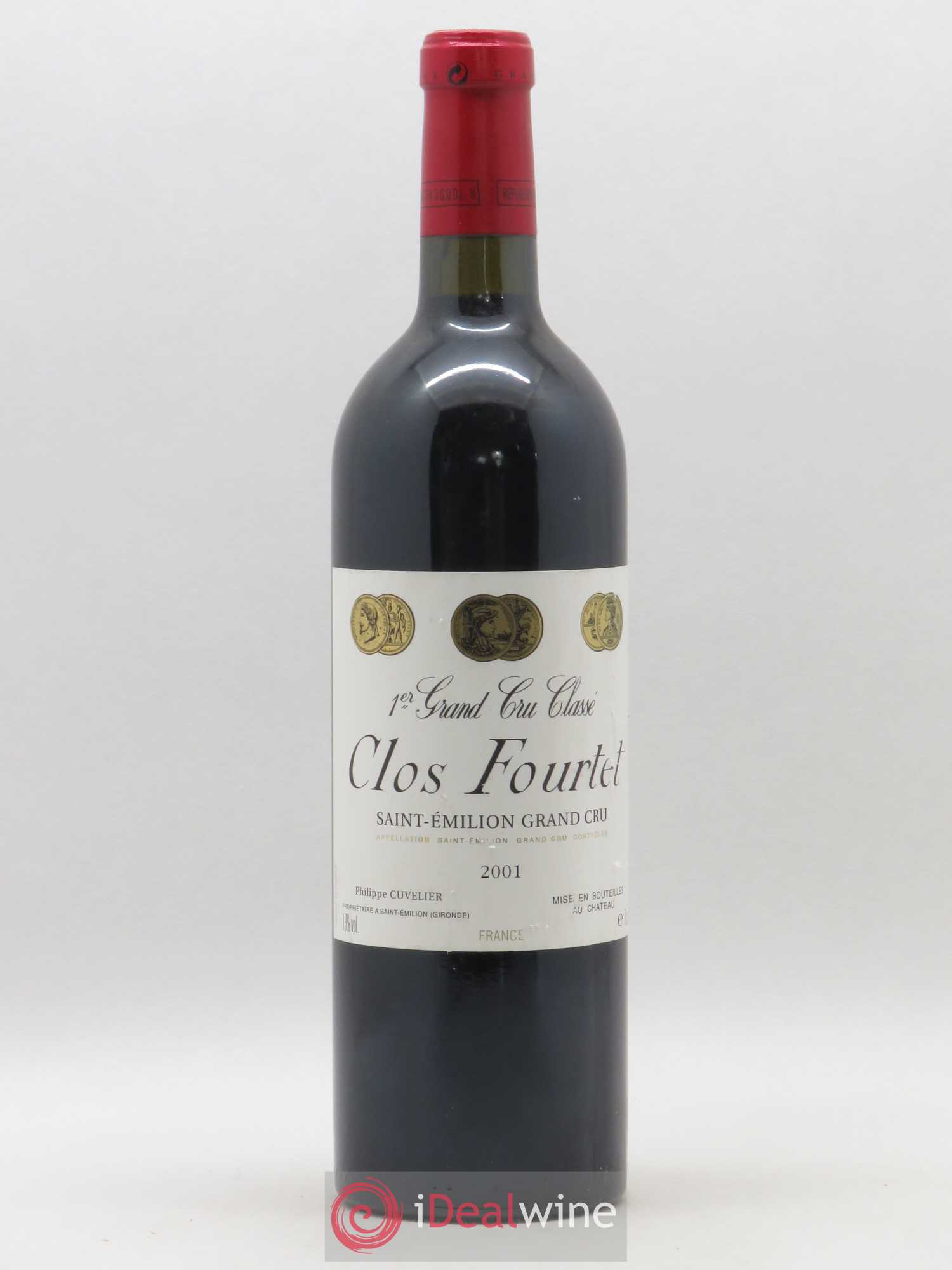Clos Fourtet 1er Grand Cru Classé B 2001 - Lot de 1 bouteille - 0