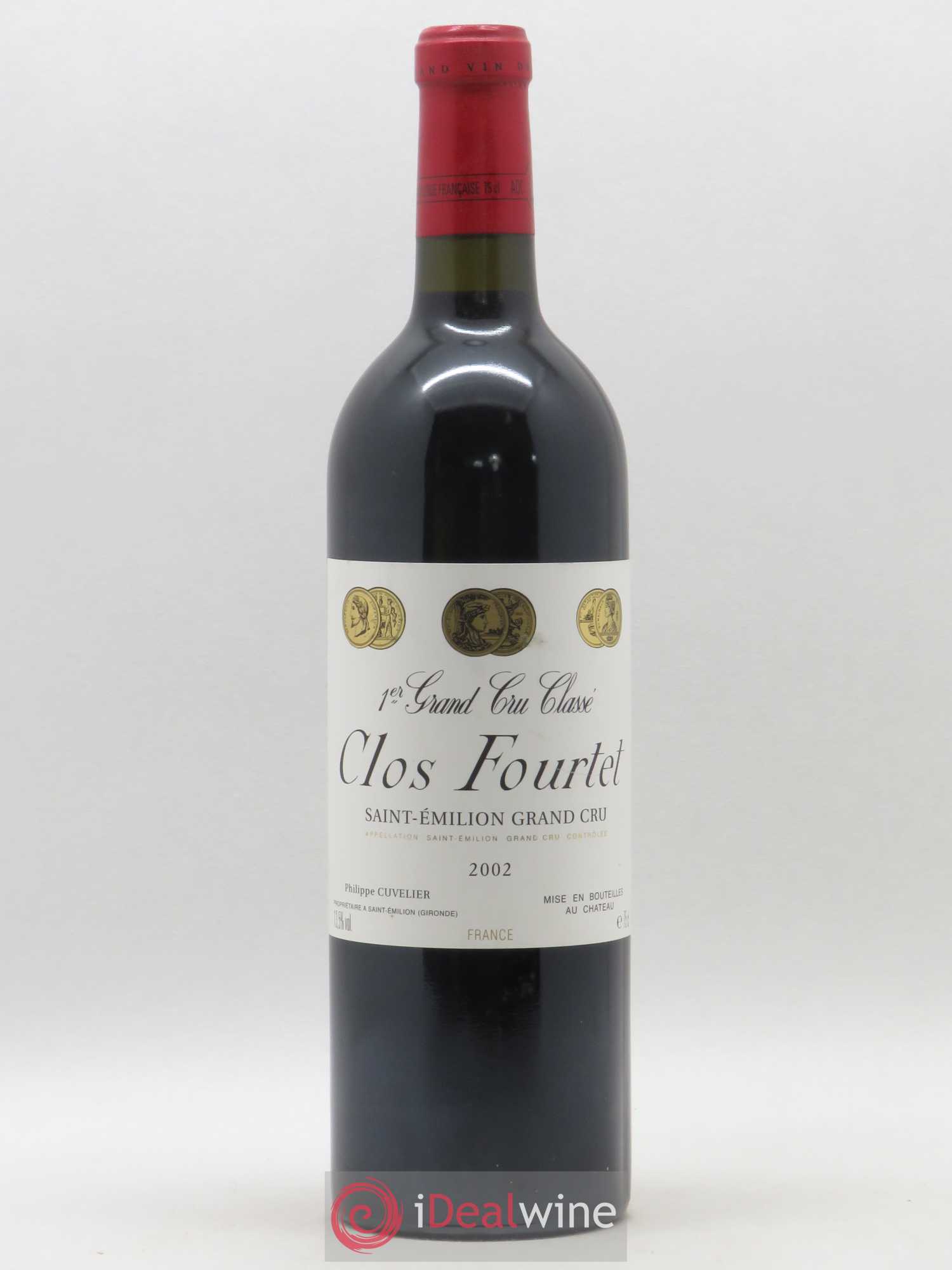 Clos Fourtet 1er Grand Cru Classé B 2002 - Lot de 1 bouteille - 0