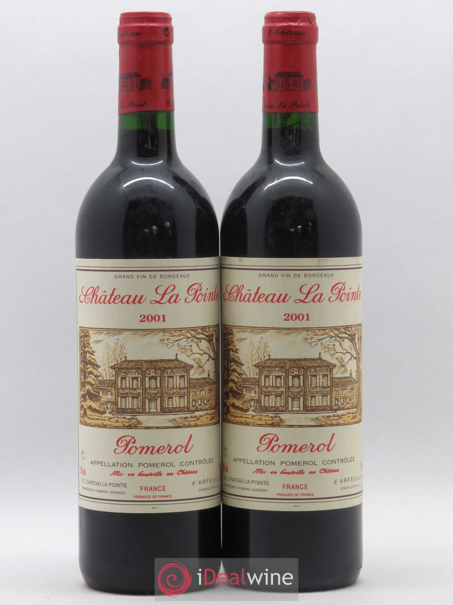 Château la Pointe 2001 - Posten von 2 Flaschen - 0
