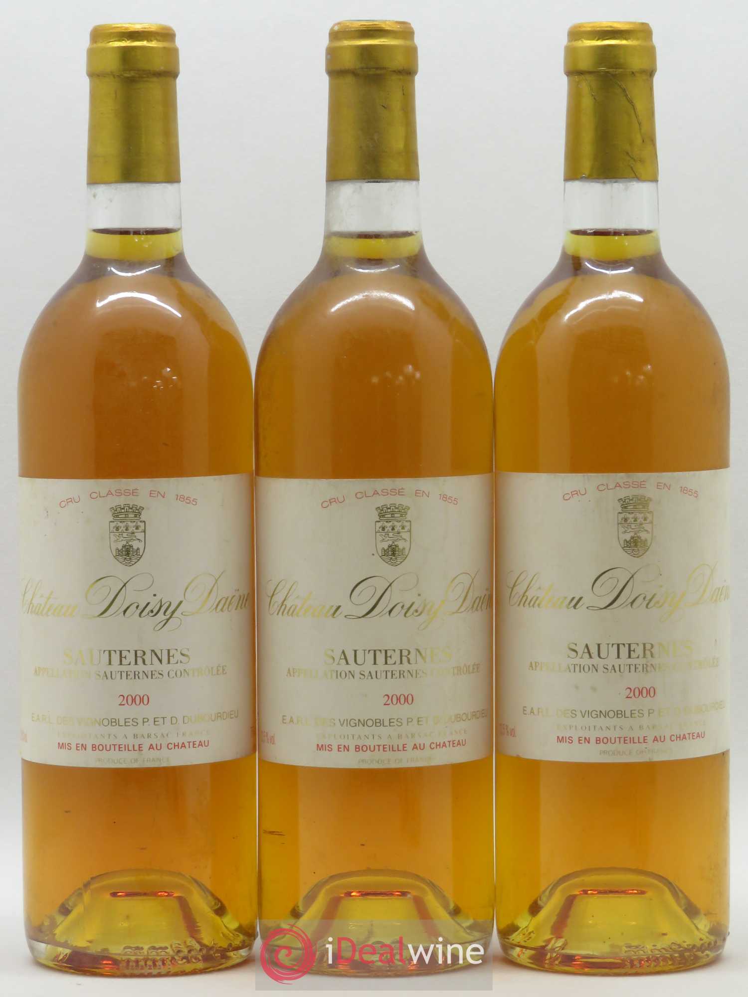 Château Doisy Daëne 2ème Grand Cru Classé 2000 - Lotto di 3 bottiglie - 0