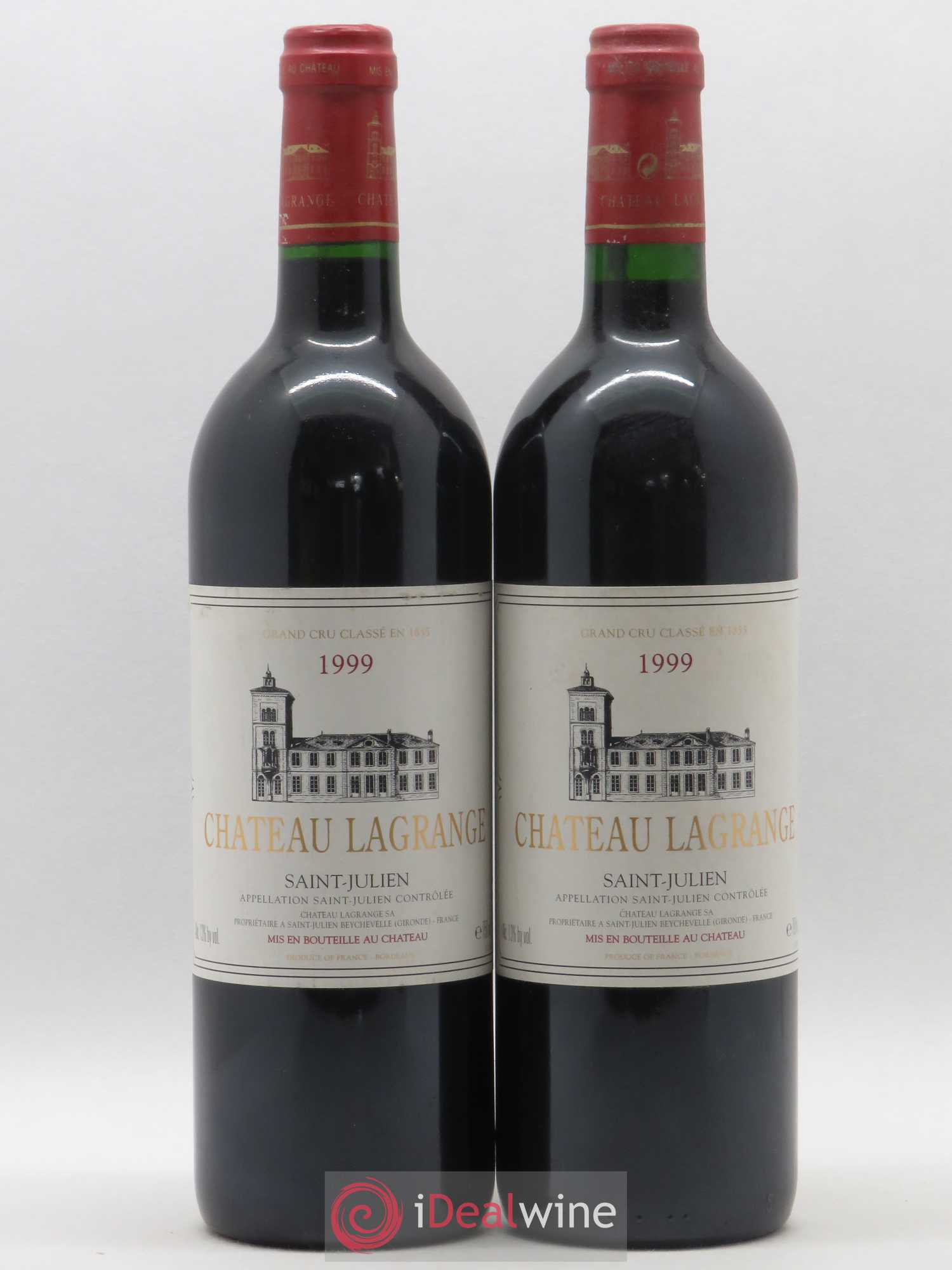 Château Lagrange 3ème Grand Cru Classé 1999 - Lot de 2 bouteilles - 0