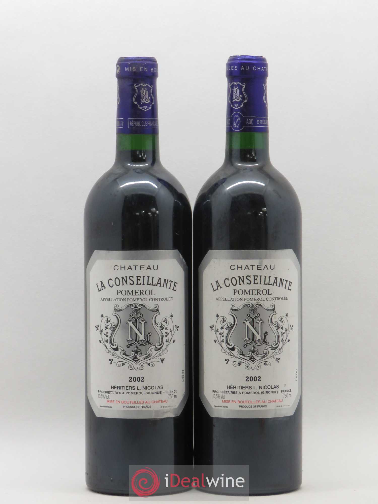 Château la Conseillante 2002 - Lot de 2 bouteilles - 0