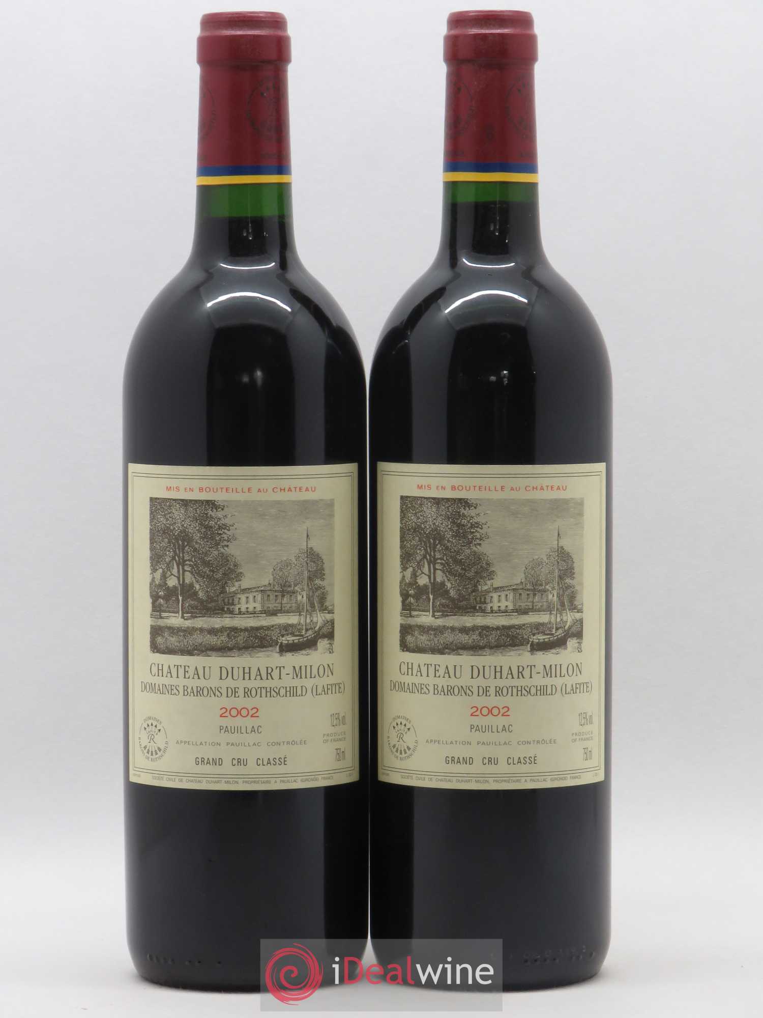 Château Duhart-Milon 4ème Grand Cru Classé 2002 - Lot de 2 bouteilles - 0