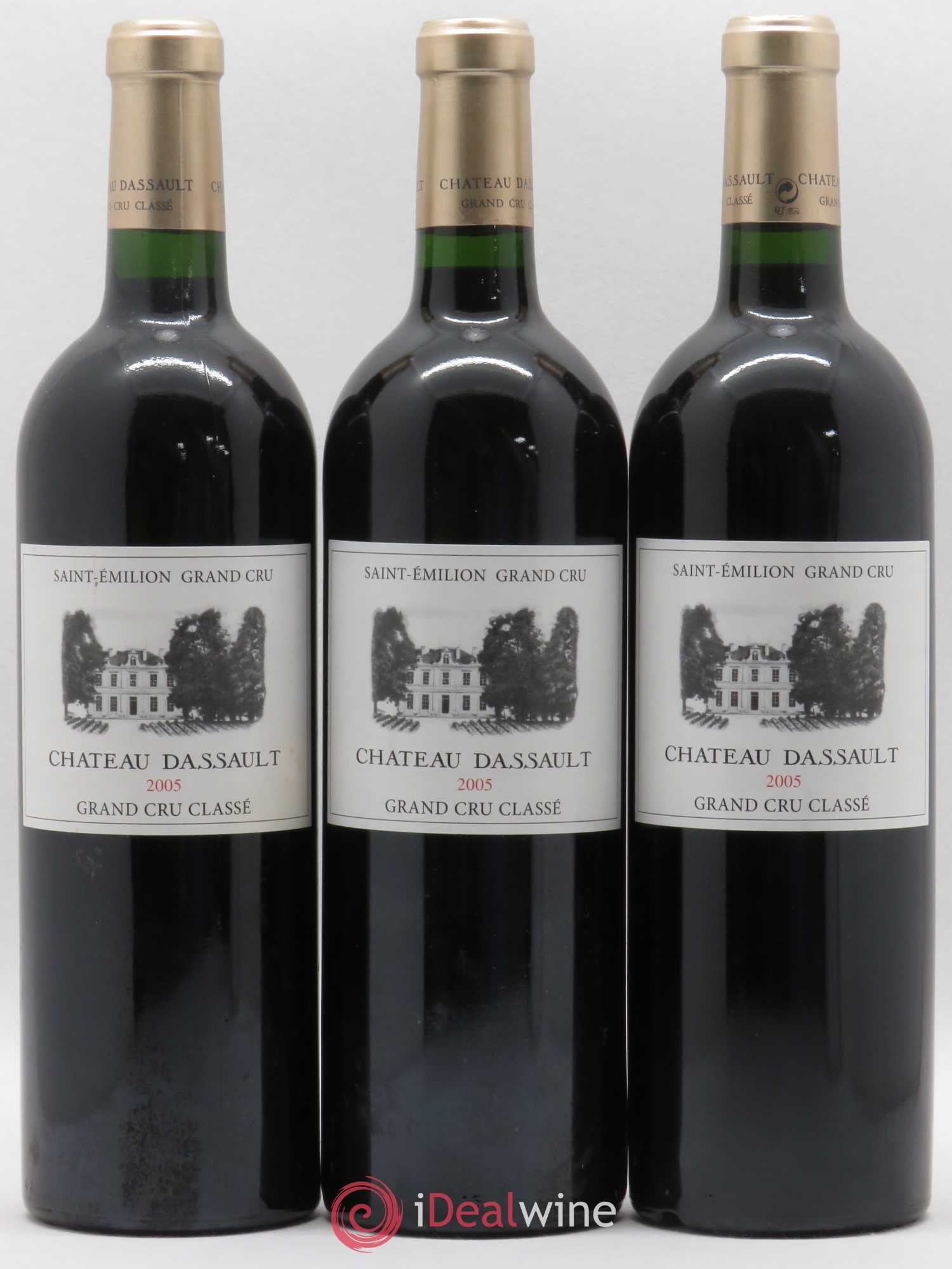 Château Dassault Grand Cru Classé 2005 - Lot de 3 bouteilles - 0