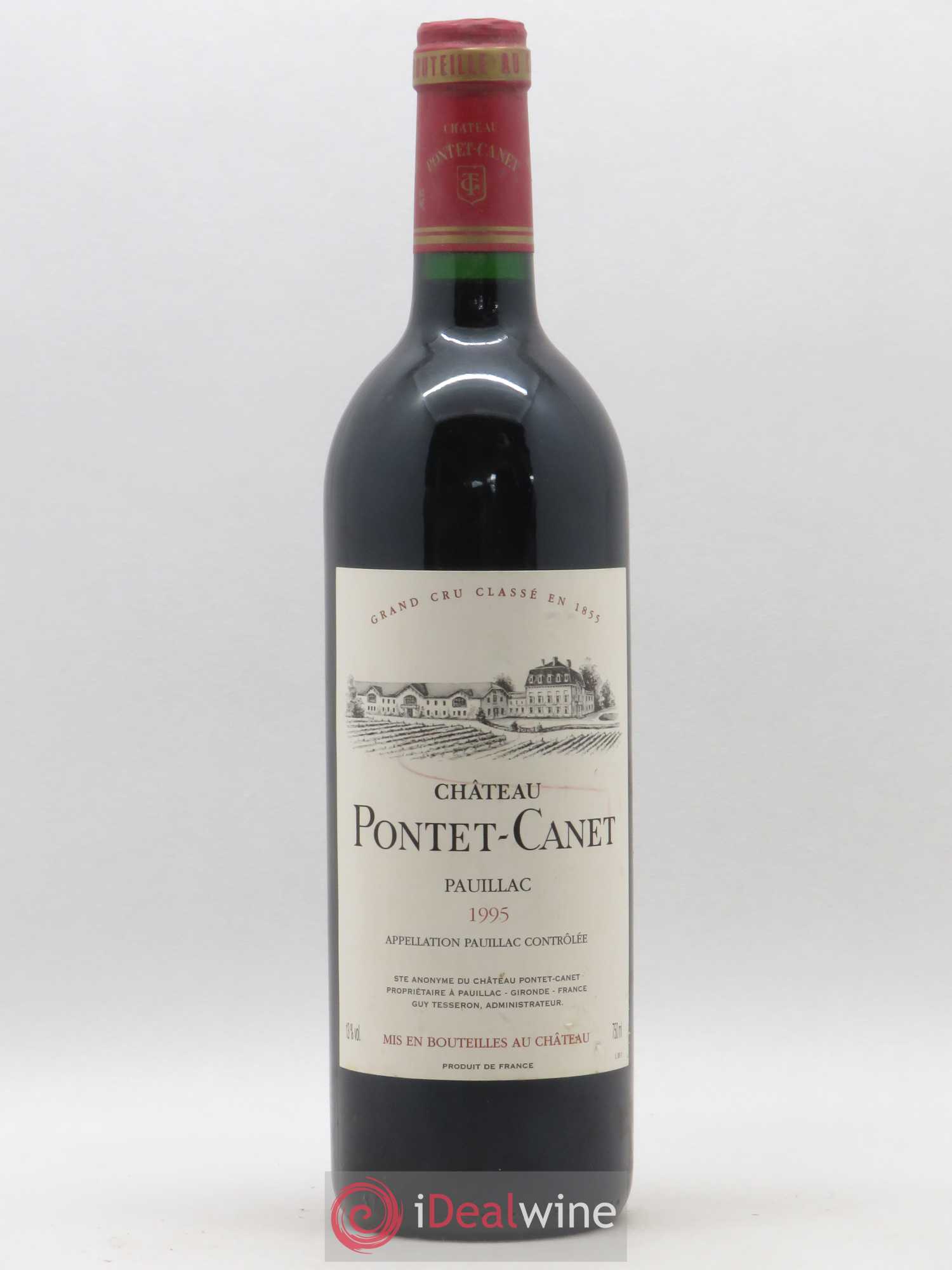Château Pontet Canet 5ème Grand Cru Classé 1995 - Lot de 1 bouteille - 0