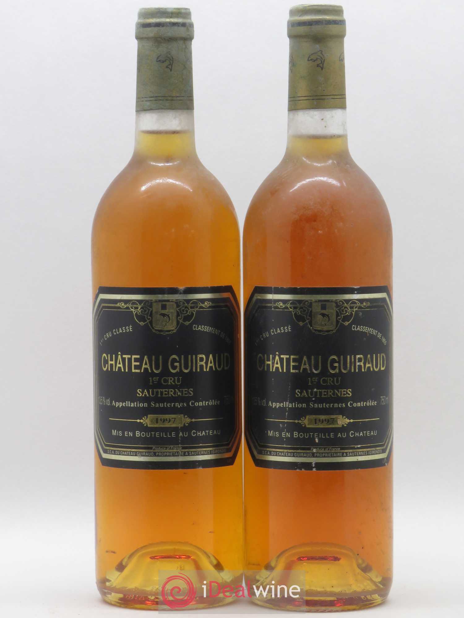 Château Guiraud 1er Grand Cru Classé 1997 - Lotto di 2 bottiglie - 0