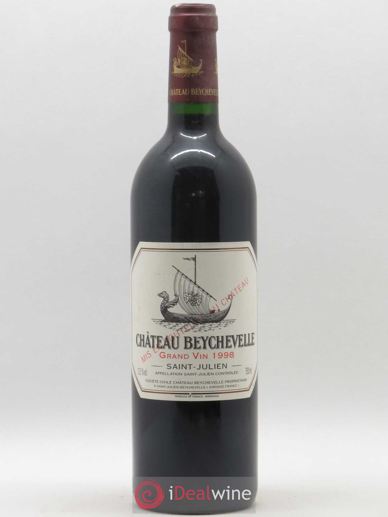 Château Beychevelle 4ème Grand Cru Classé 1998 - Lot de 1 bouteille - 0