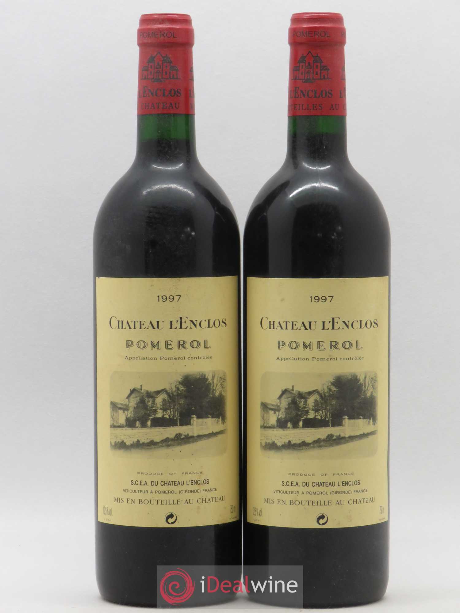 Château l' Enclos 1997 - Lot de 2 bouteilles - 0