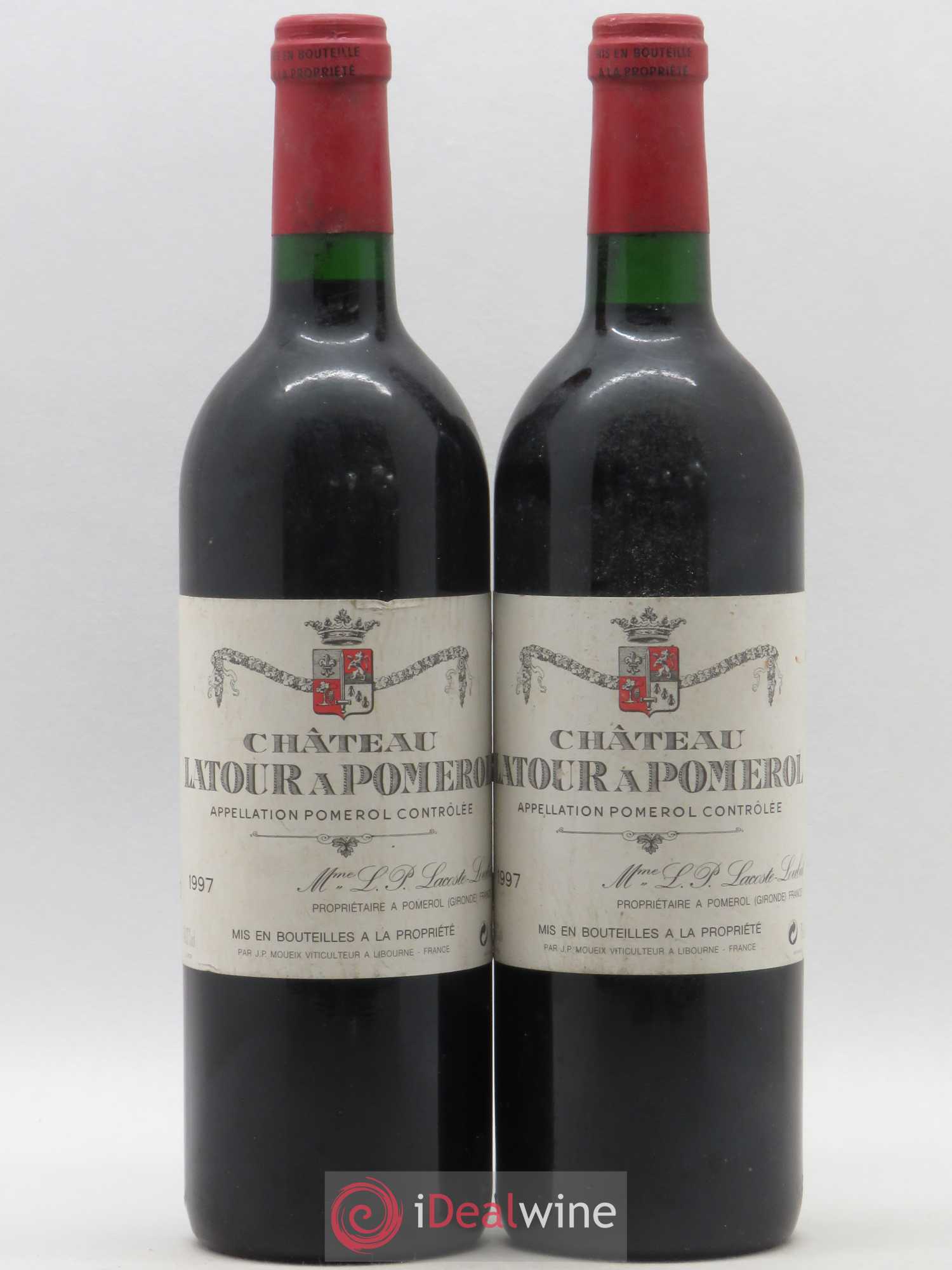 Château Latour à Pomerol 1997 - Lot de 2 bouteilles - 0