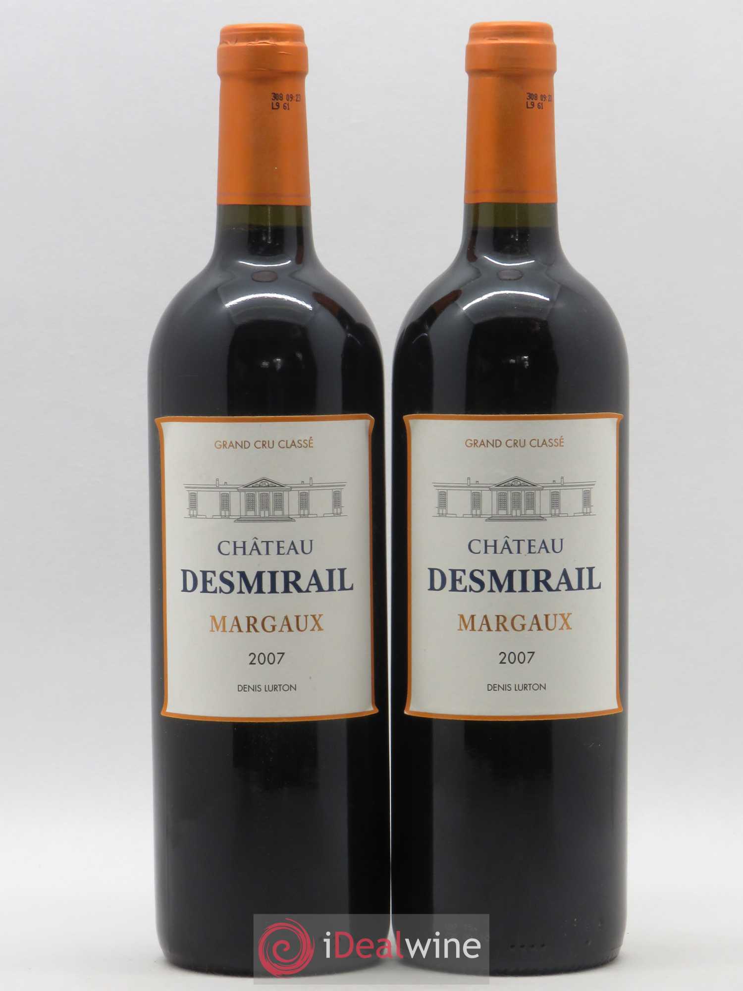 Château Desmirail 3ème Grand Cru Classé 2007 - Lot de 2 bouteilles - 0