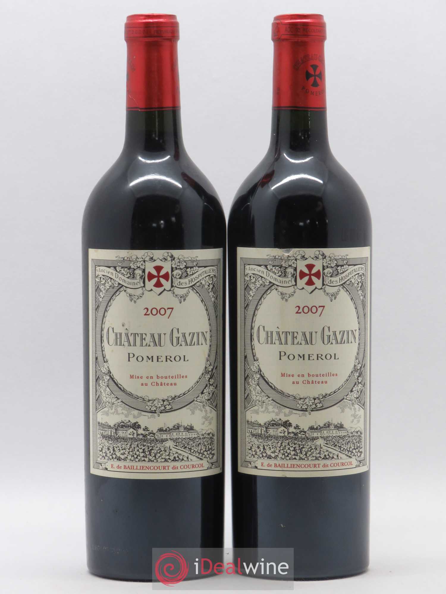 Château Gazin 2007 - Lot de 2 bouteilles - 0