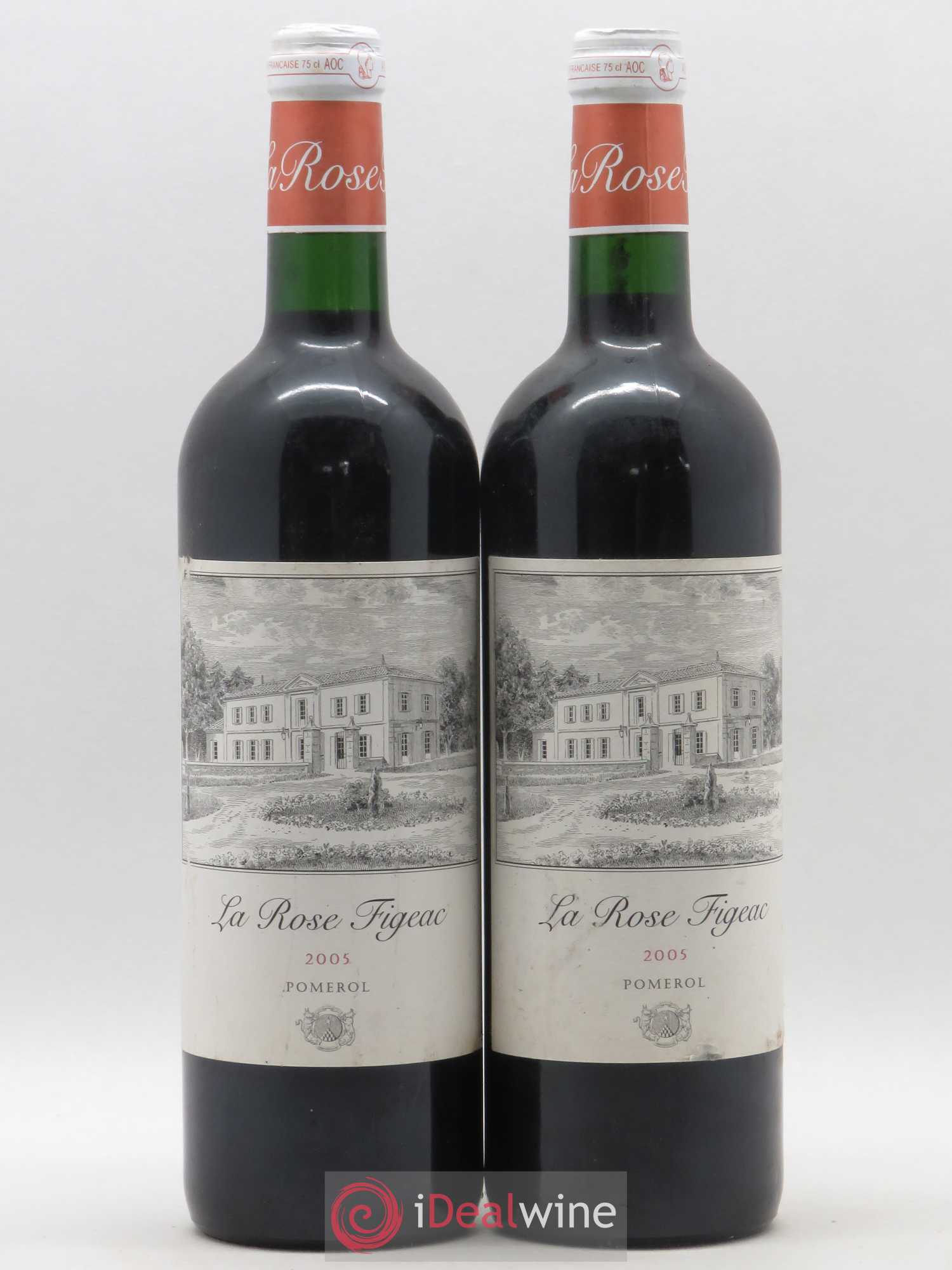 Château la Rose Figeac 2005 - Lot de 2 bouteilles - 0