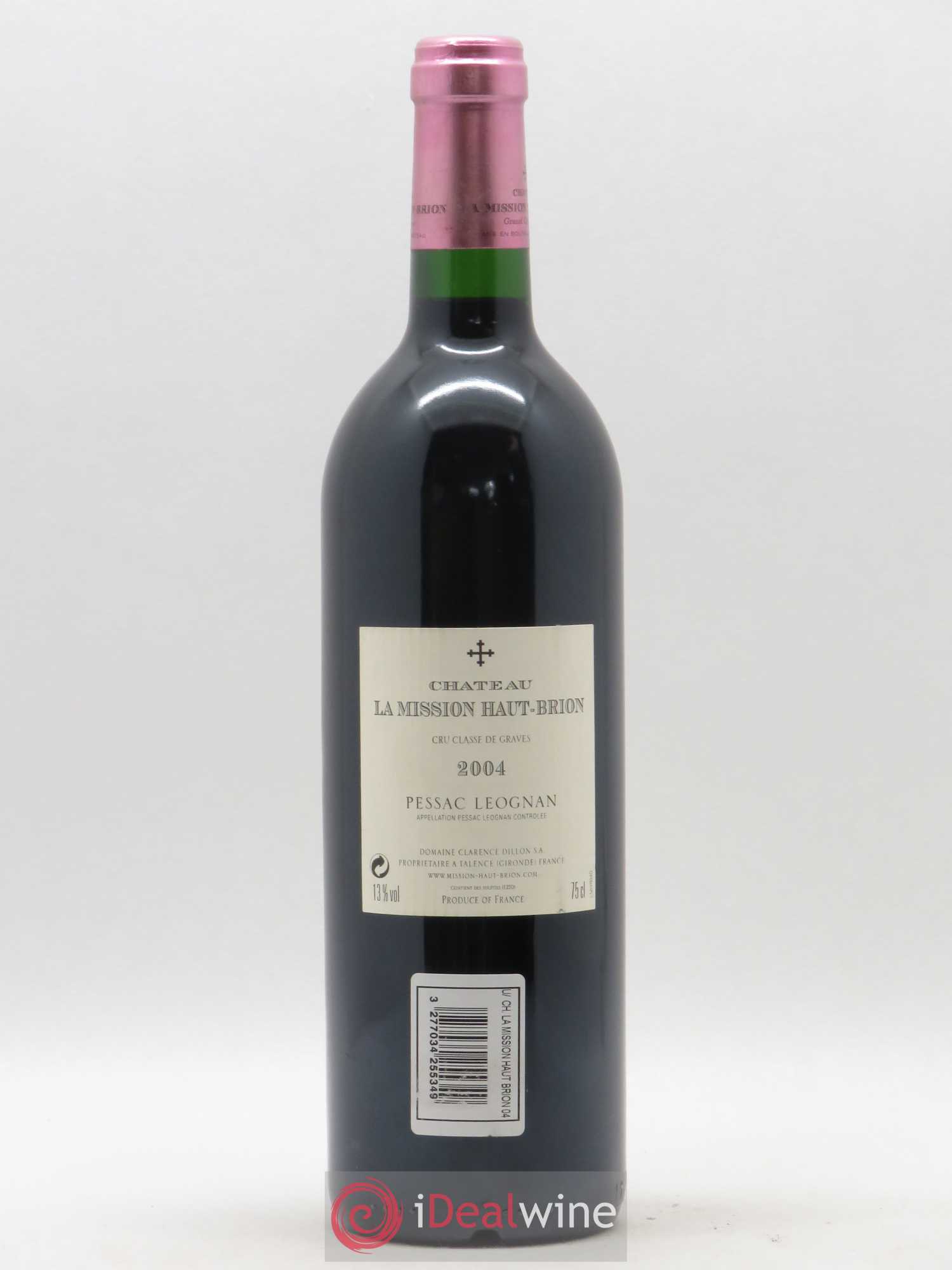 Château la Mission Haut-Brion Cru Classé de Graves 2004 - Lot de 1 bouteille - 1