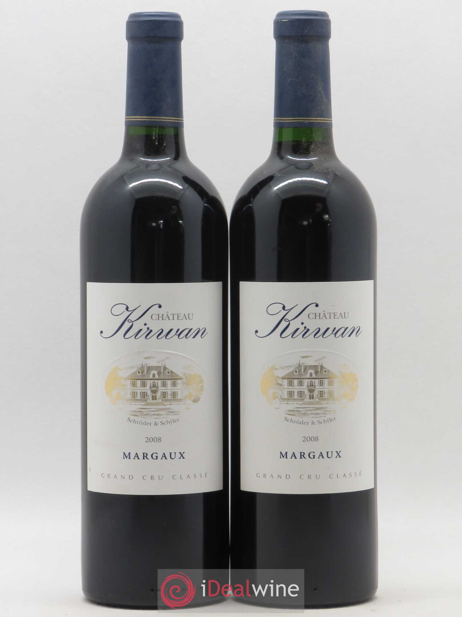 Château Kirwan 3ème Grand Cru Classé 2008 - Lot de 2 bouteilles - 0
