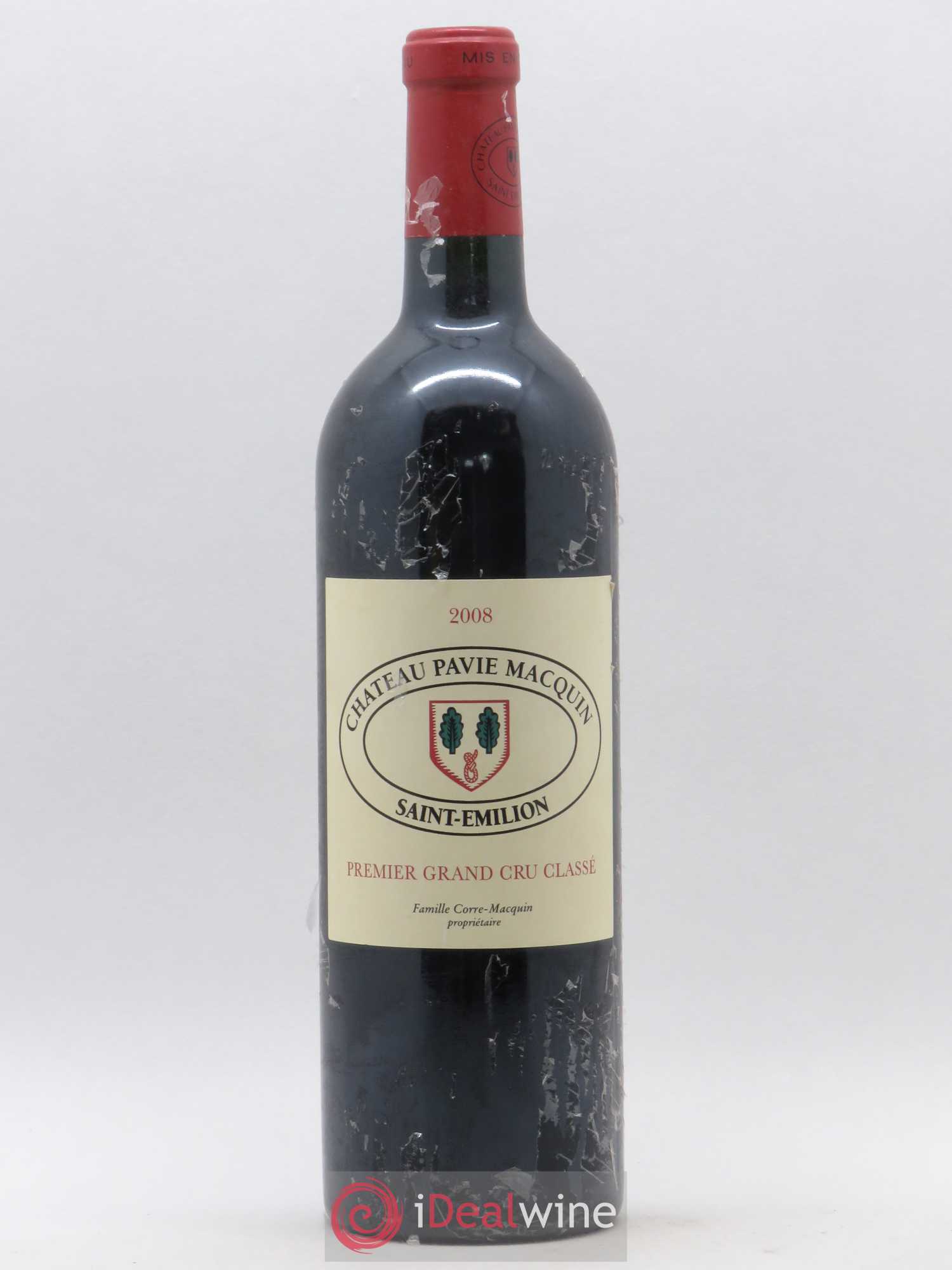 Château Pavie Macquin 1er Grand Cru Classé B 2008 - Lot de 1 bouteille - 0