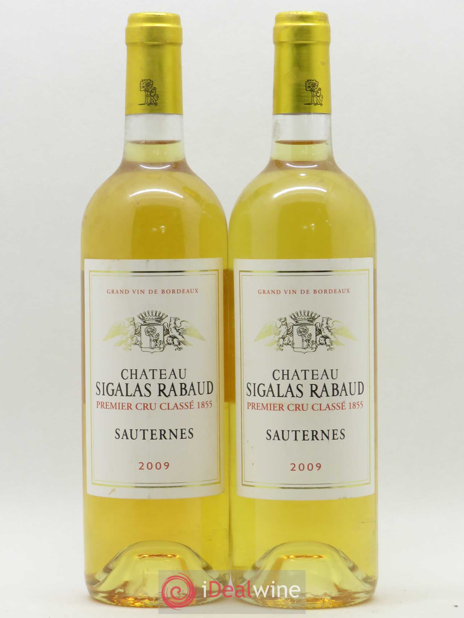 Château Sigalas Rabaud 1er Grand Cru Classé 2009 - Lotto di 2 bottiglie - 0