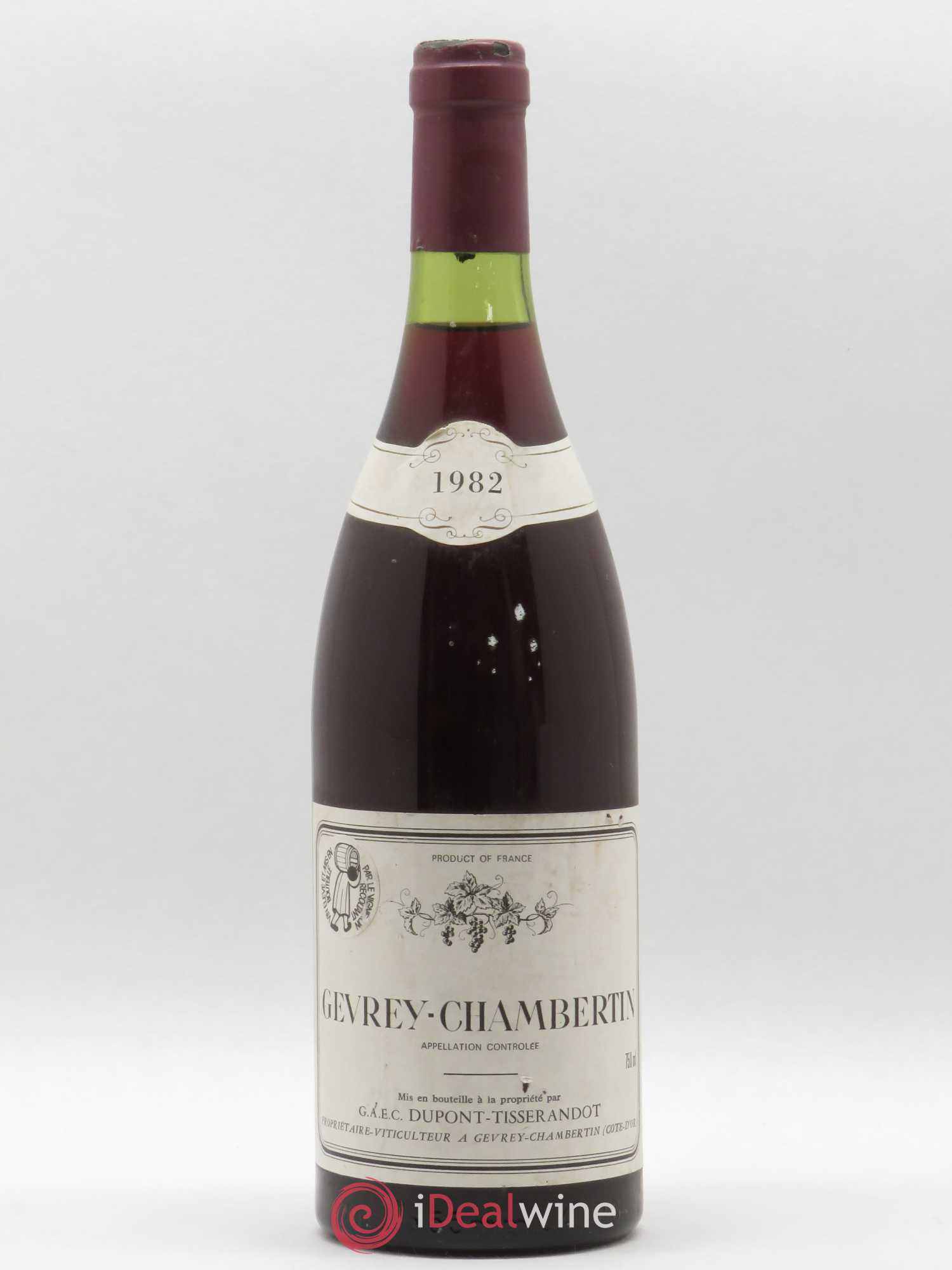 Gevrey-Chambertin Dupont-Tisserandot (Domaine) 1982 - Lot de 1 bouteille - 0
