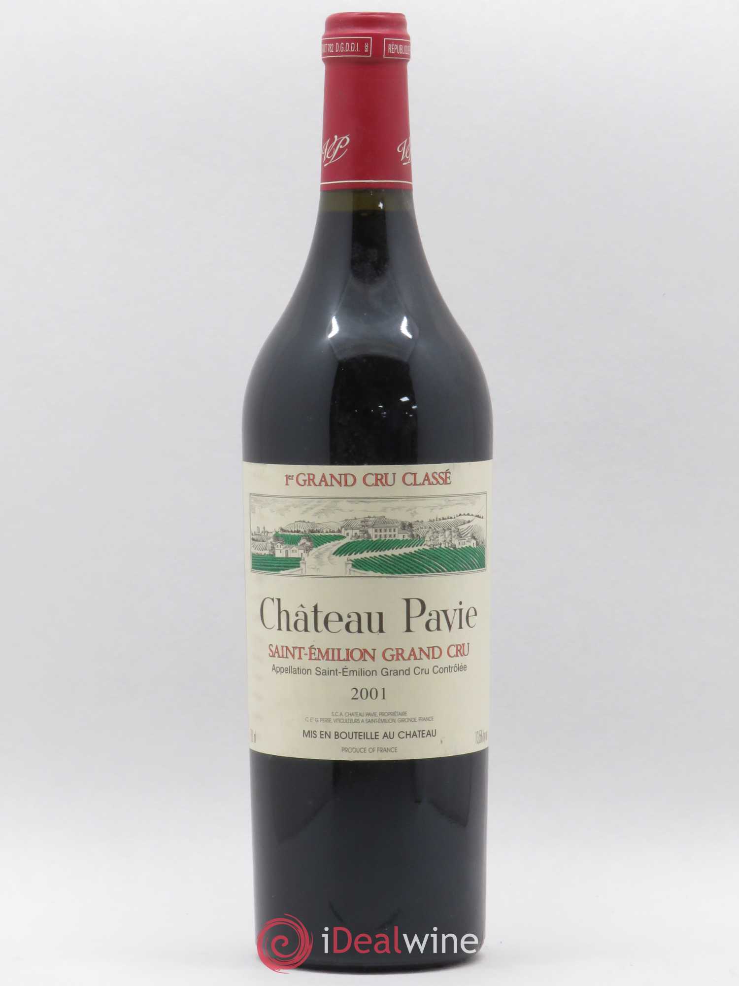 Château Pavie 1er Grand Cru Classé A 2001 - Lot de 1 bouteille - 0