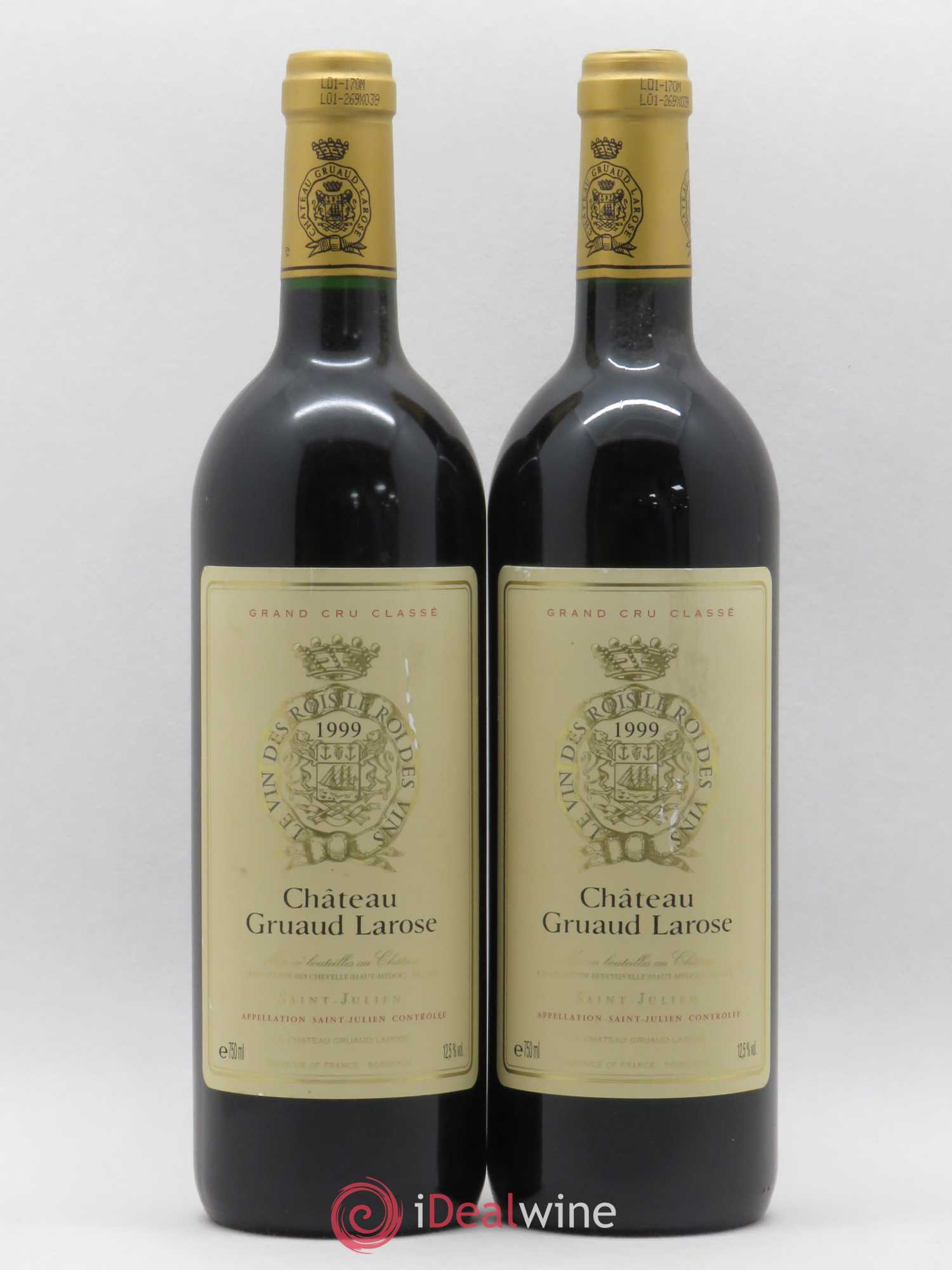 Château Gruaud Larose 2ème Grand Cru Classé 1999 - Lot de 2 bouteilles - 0