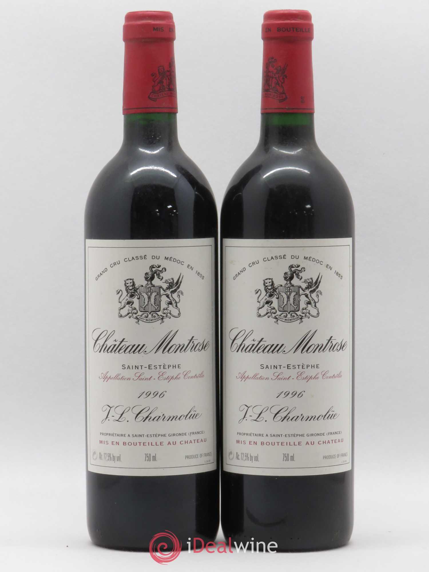 Château Montrose 2ème Grand Cru Classé 1996 - Lot de 2 bouteilles - 0