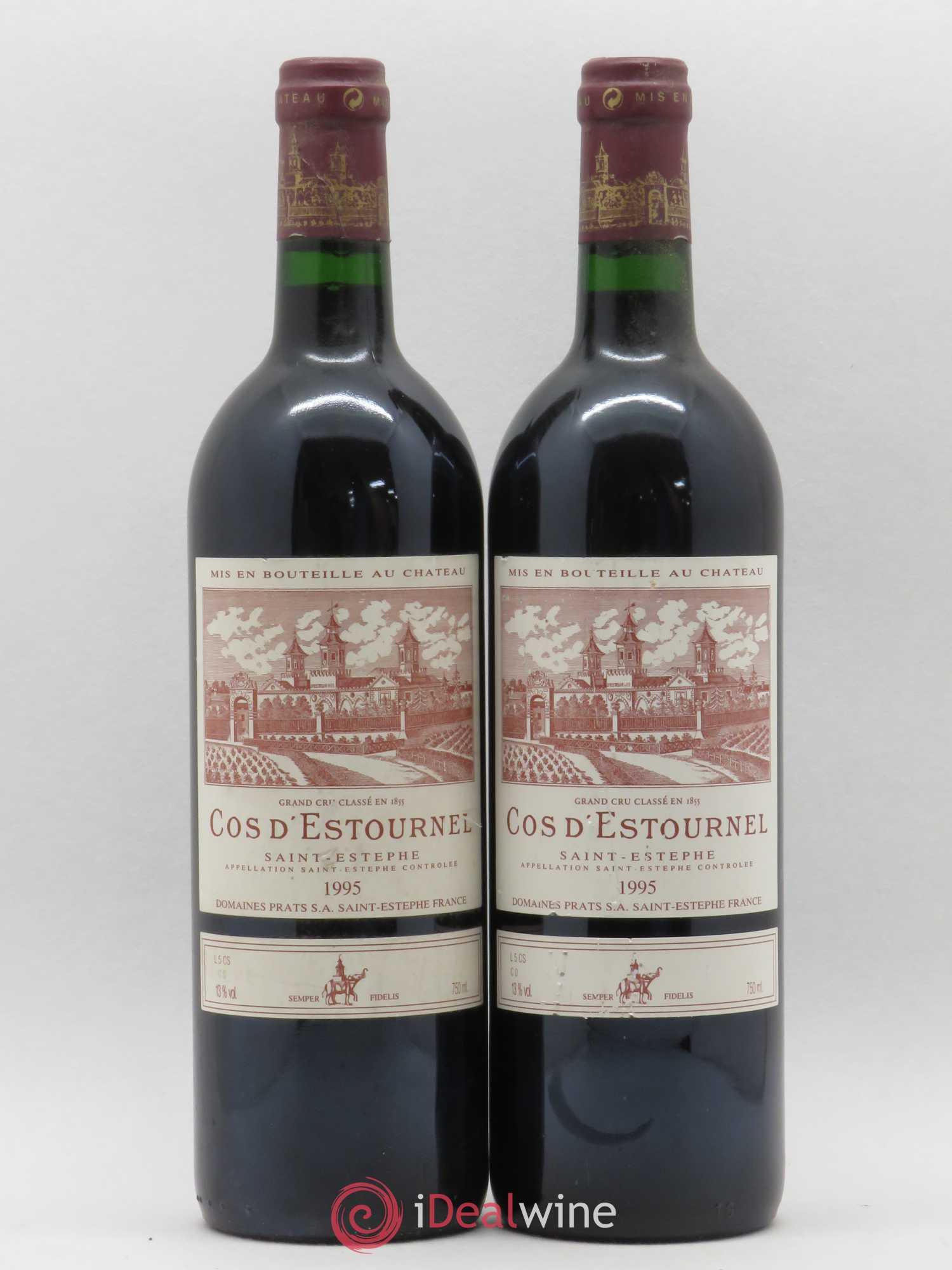 Cos d'Estournel 2ème Grand Cru Classé 1995 - Lot de 2 bouteilles - 0