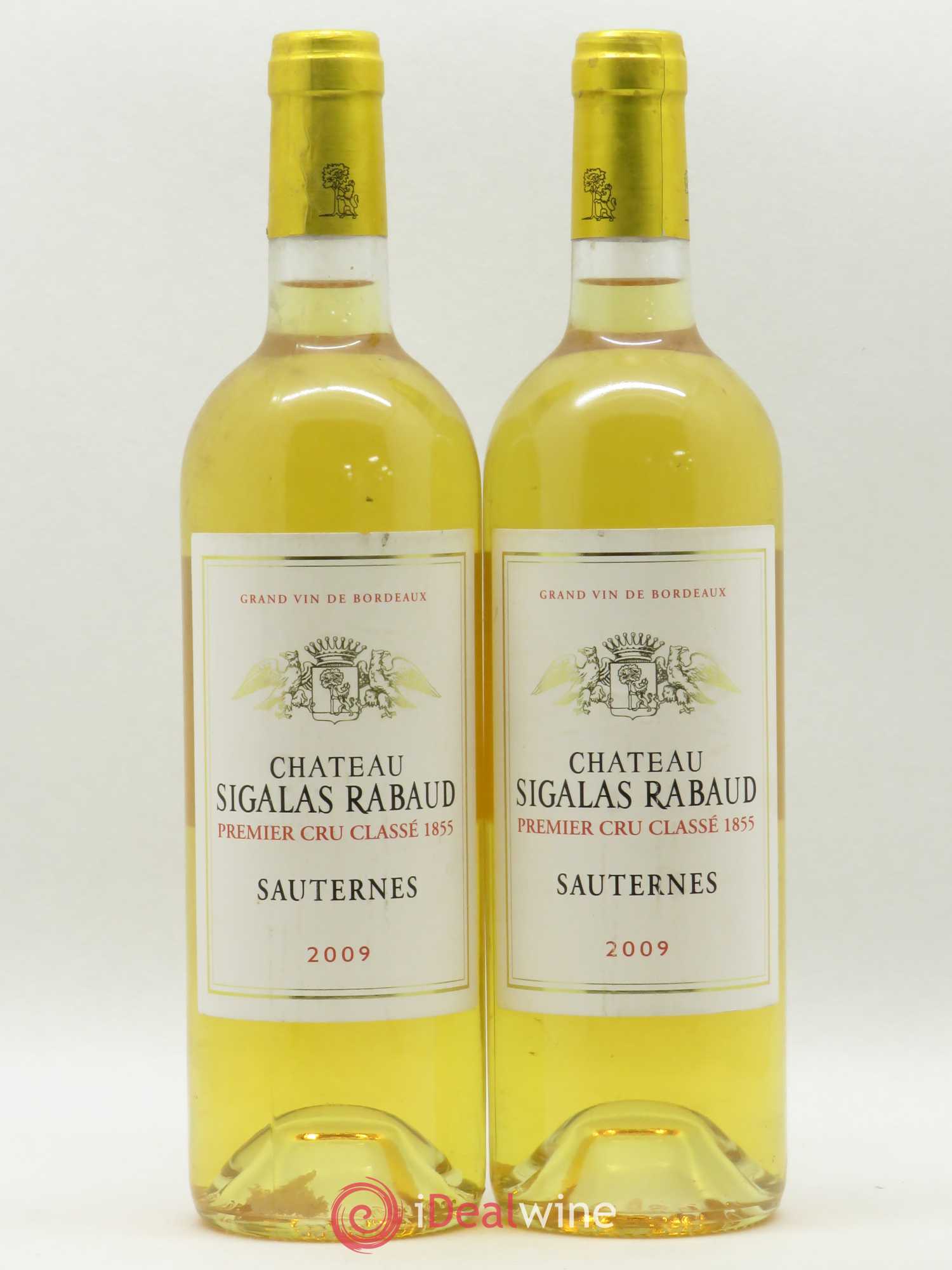 Château Sigalas Rabaud 1er Grand Cru Classé 2009 - Lotto di 2 bottiglie - 0