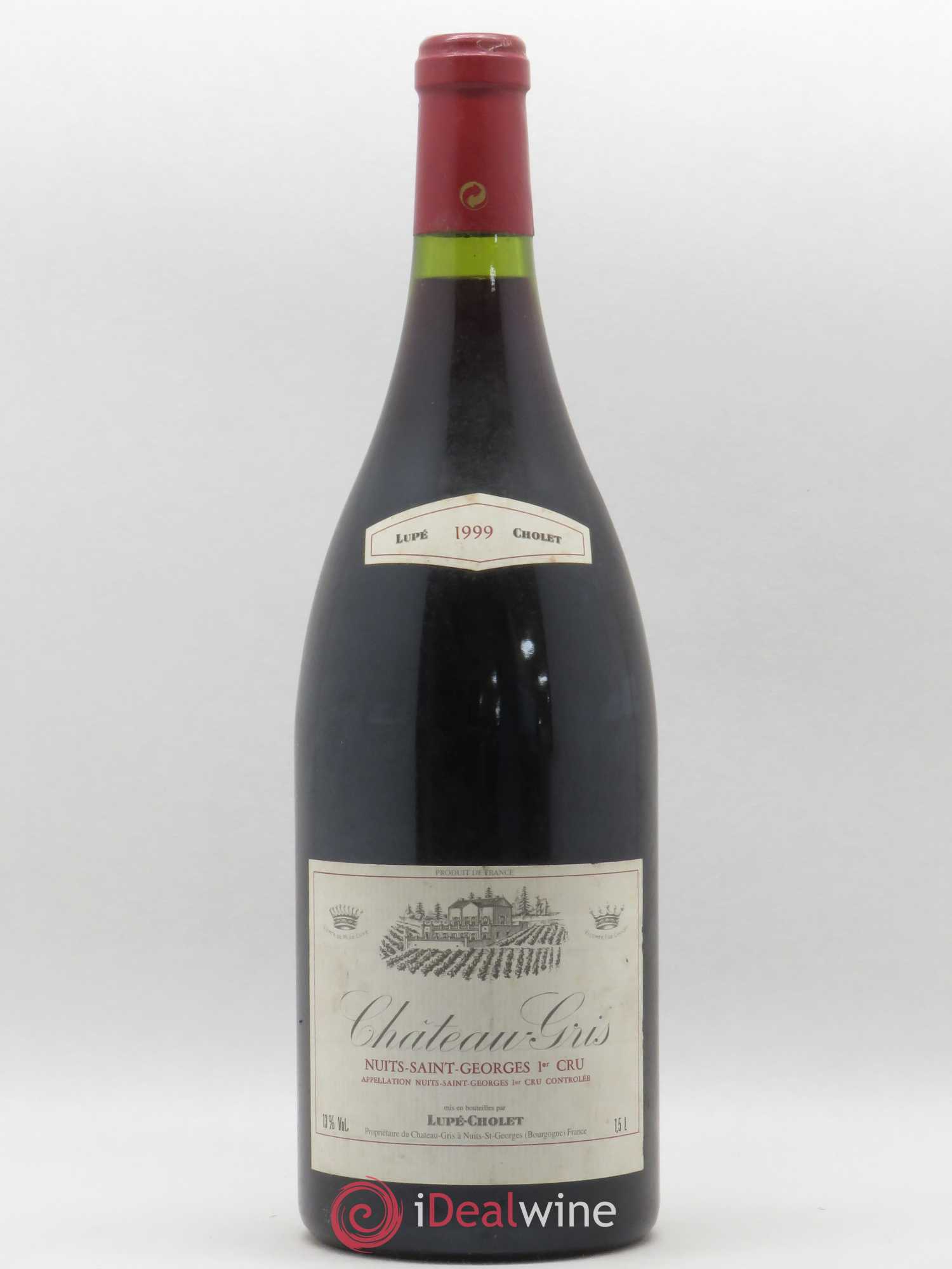 Nuits-Saint-Georges 1er Cru Château Gris Lupe Cholet 1999 - Lot de 1 bouteille - 0