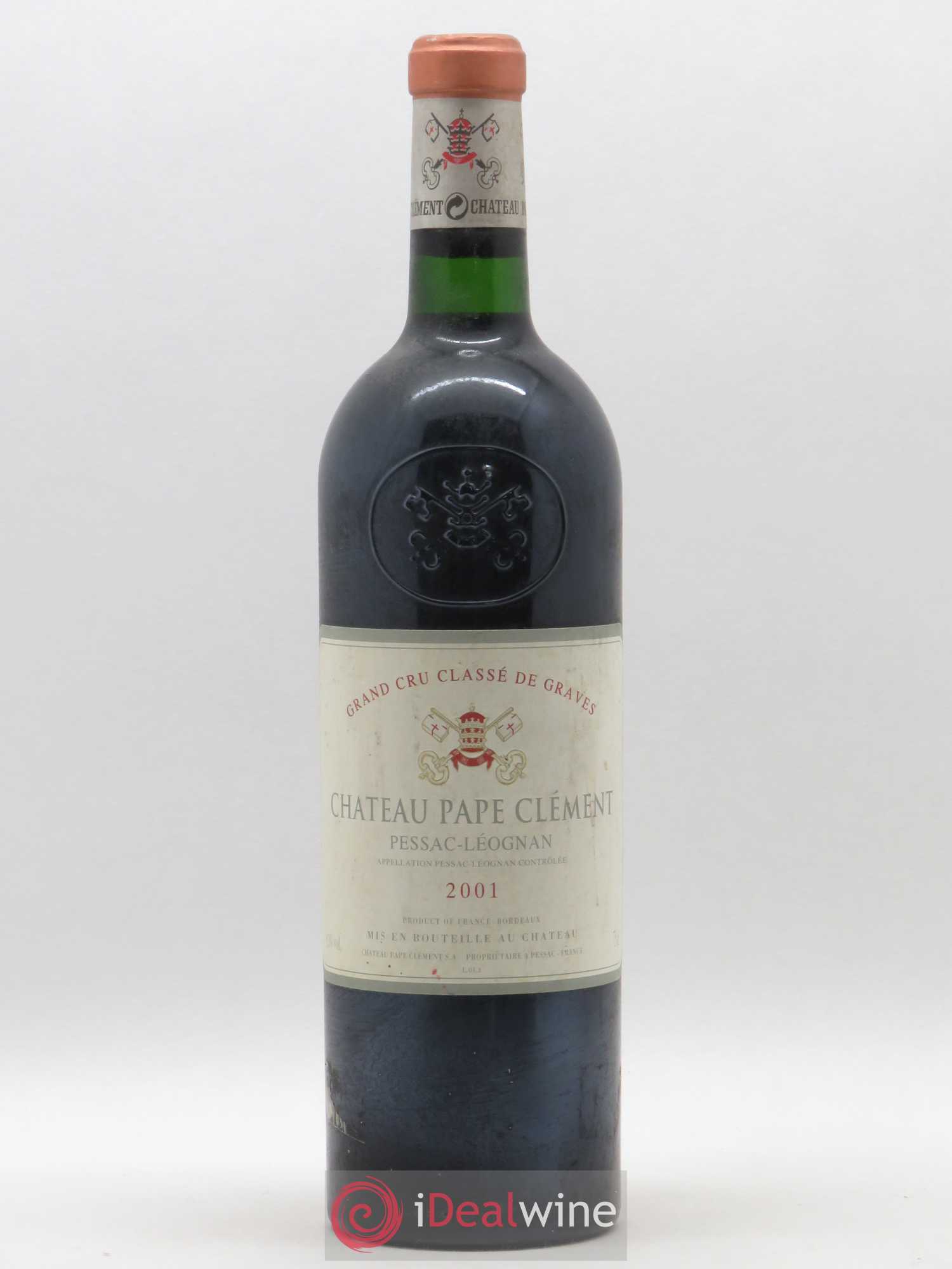 Château Pape Clément Cru Classé de Graves 2001 - Lot de 1 bouteille - 0