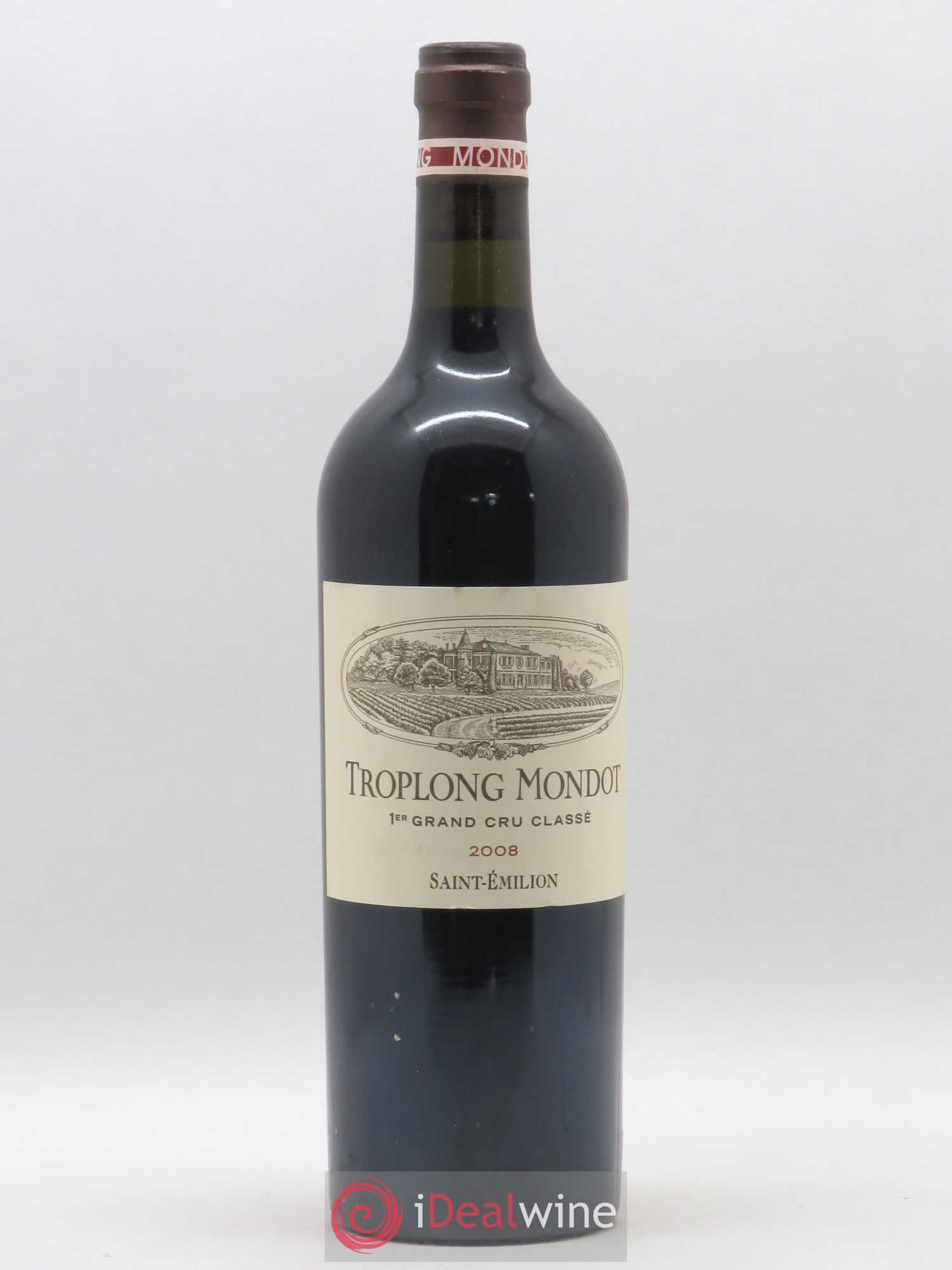 Château Troplong Mondot 1er Grand Cru Classé B 2008 - Lot de 1 bouteille - 0