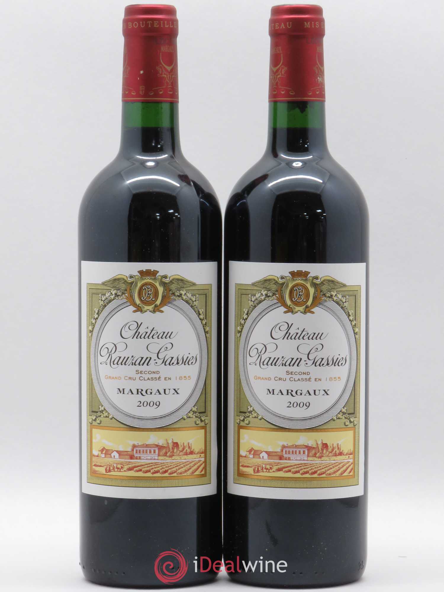 Château Rauzan-Gassies 2ème Grand Cru Classé 2009 - Lot de 2 bouteilles - 0