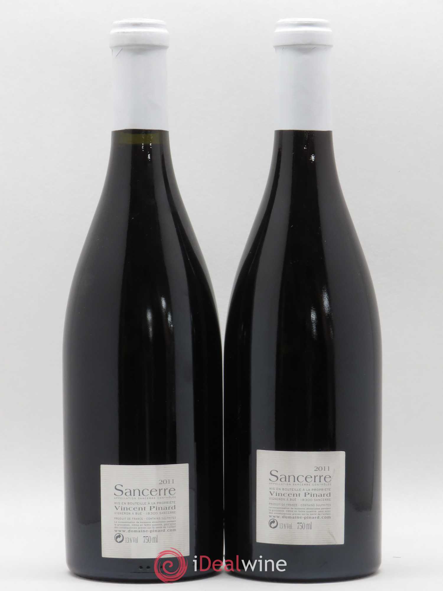 Sancerre Vendanges Entières Vincent Pinard 2011 - Lot de 2 bouteilles - 1