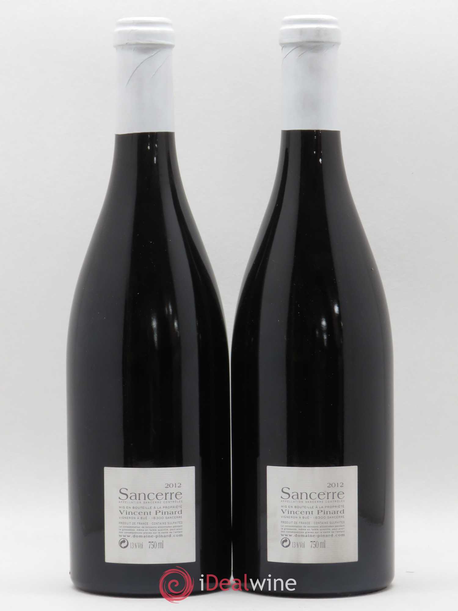 Sancerre Vendanges Entières Vincent Pinard 2012 - Lot de 2 bouteilles - 1