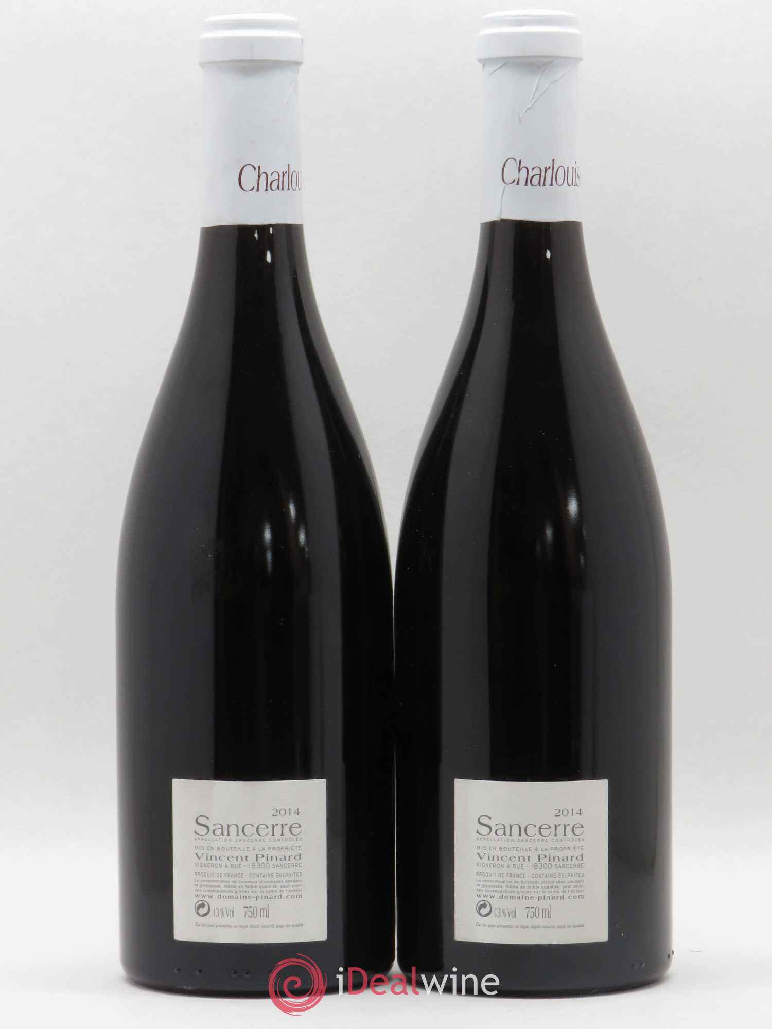 Sancerre Charlouise Vincent Pinard 2014 - Lot de 2 bouteilles - 1