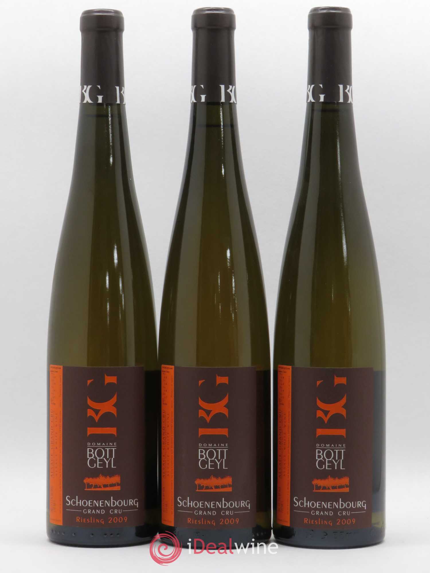 Alsace Grand Cru Schoenenbourg Riesling Bott-Geyl (Domaine) 2009 - Lot de 3 bouteilles - 0