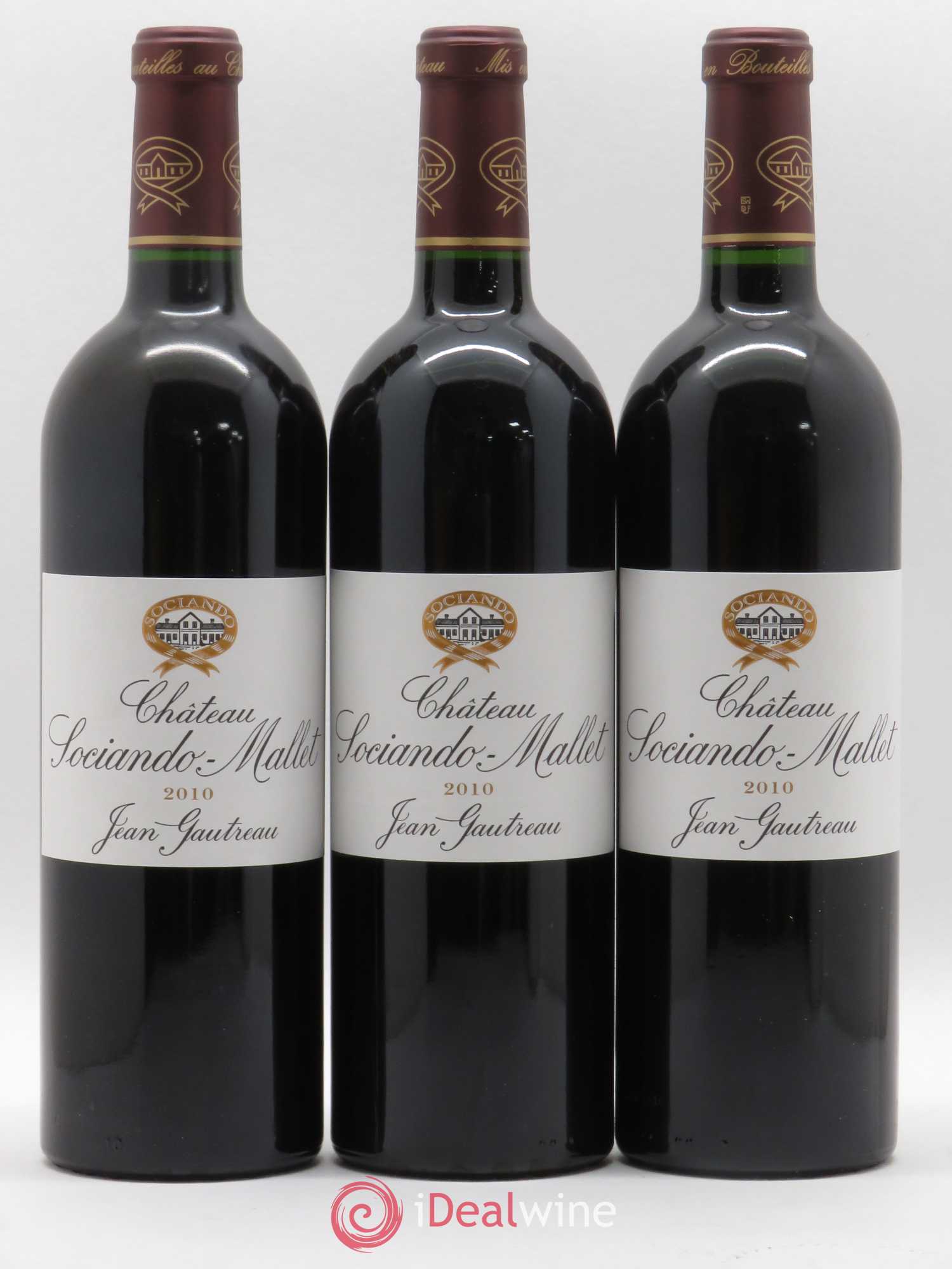 Château Sociando Mallet 2010 - Lot de 6 bouteilles - 2