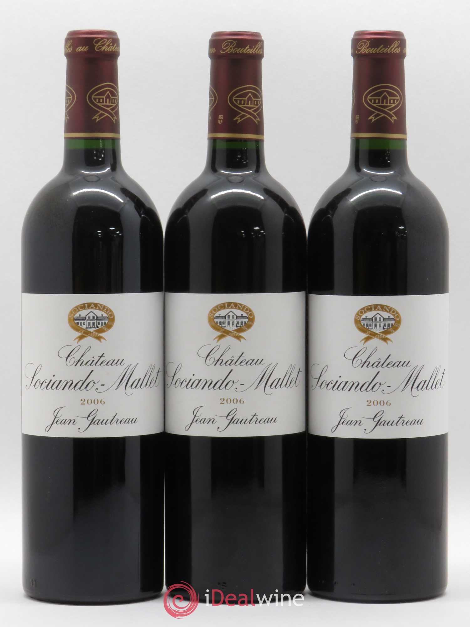 Château Sociando Mallet 2006 - Lot de 6 bouteilles - 2