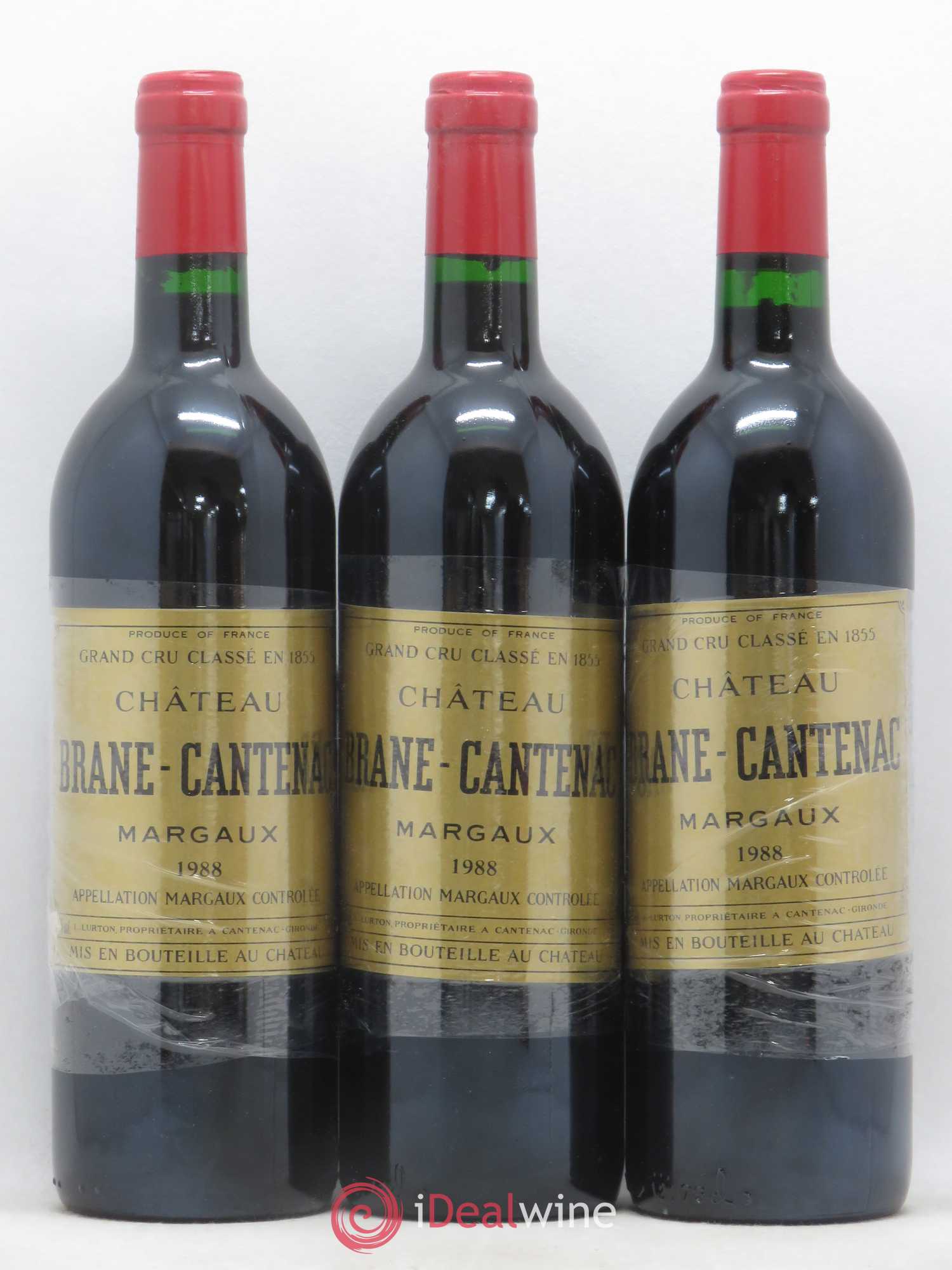 Château Brane Cantenac 2ème Grand Cru Classé 1988 - Lot de 12 bouteilles - 3