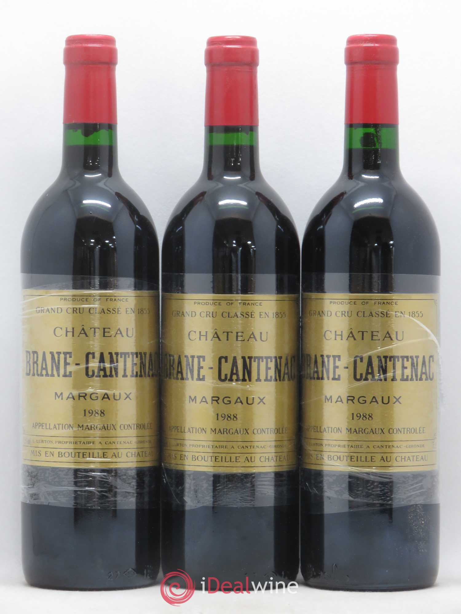 Château Brane Cantenac 2ème Grand Cru Classé 1988 - Lot de 12 bouteilles - 4