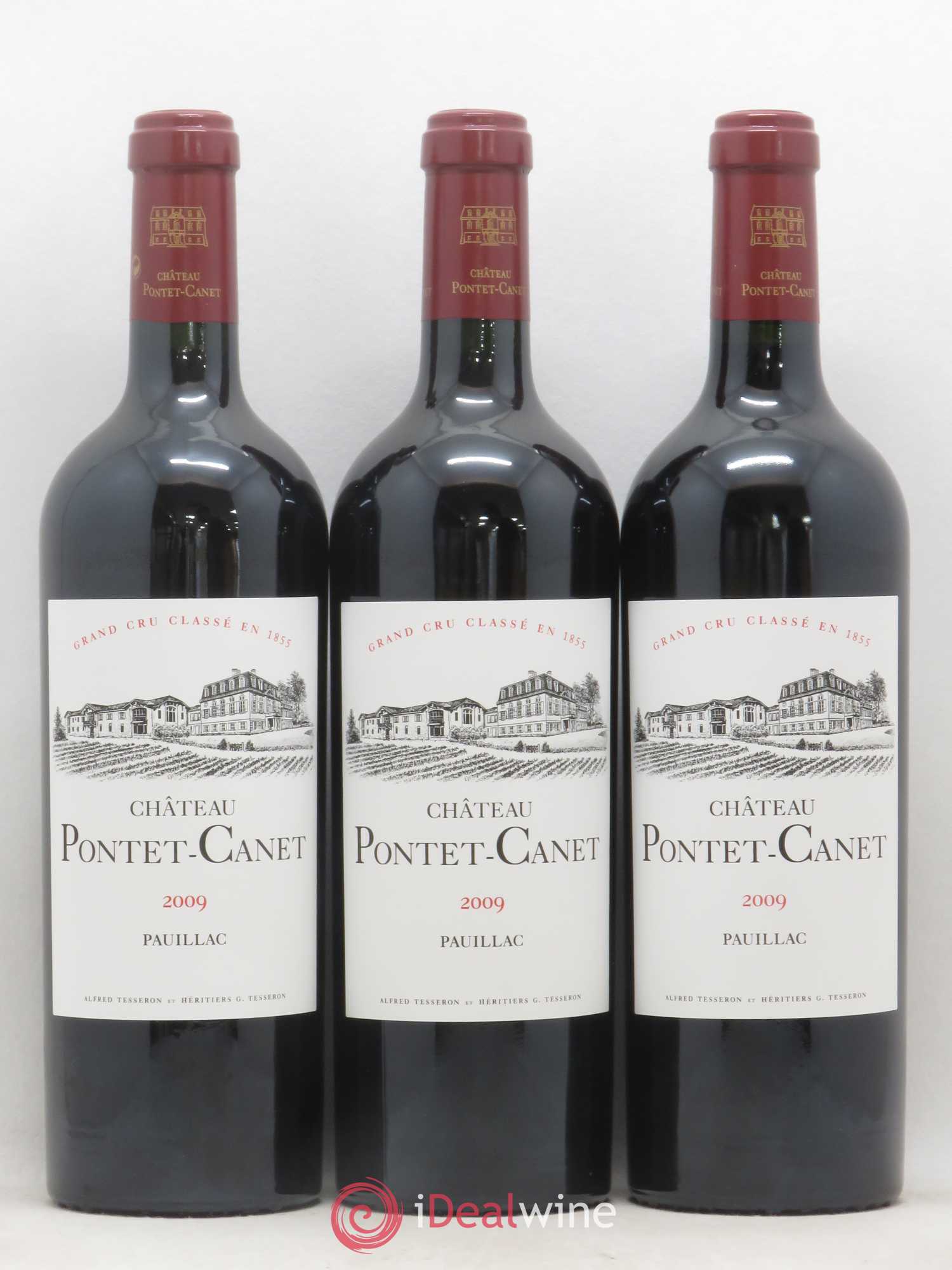 Château Pontet Canet 5ème Grand Cru Classé 2009 - Lot de 12 bouteilles - 1