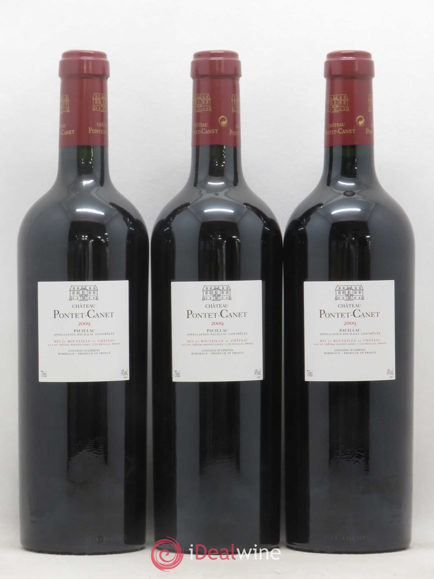 Château Pontet Canet 5ème Grand Cru Classé 2009 - Lot de 12 bouteilles - 2