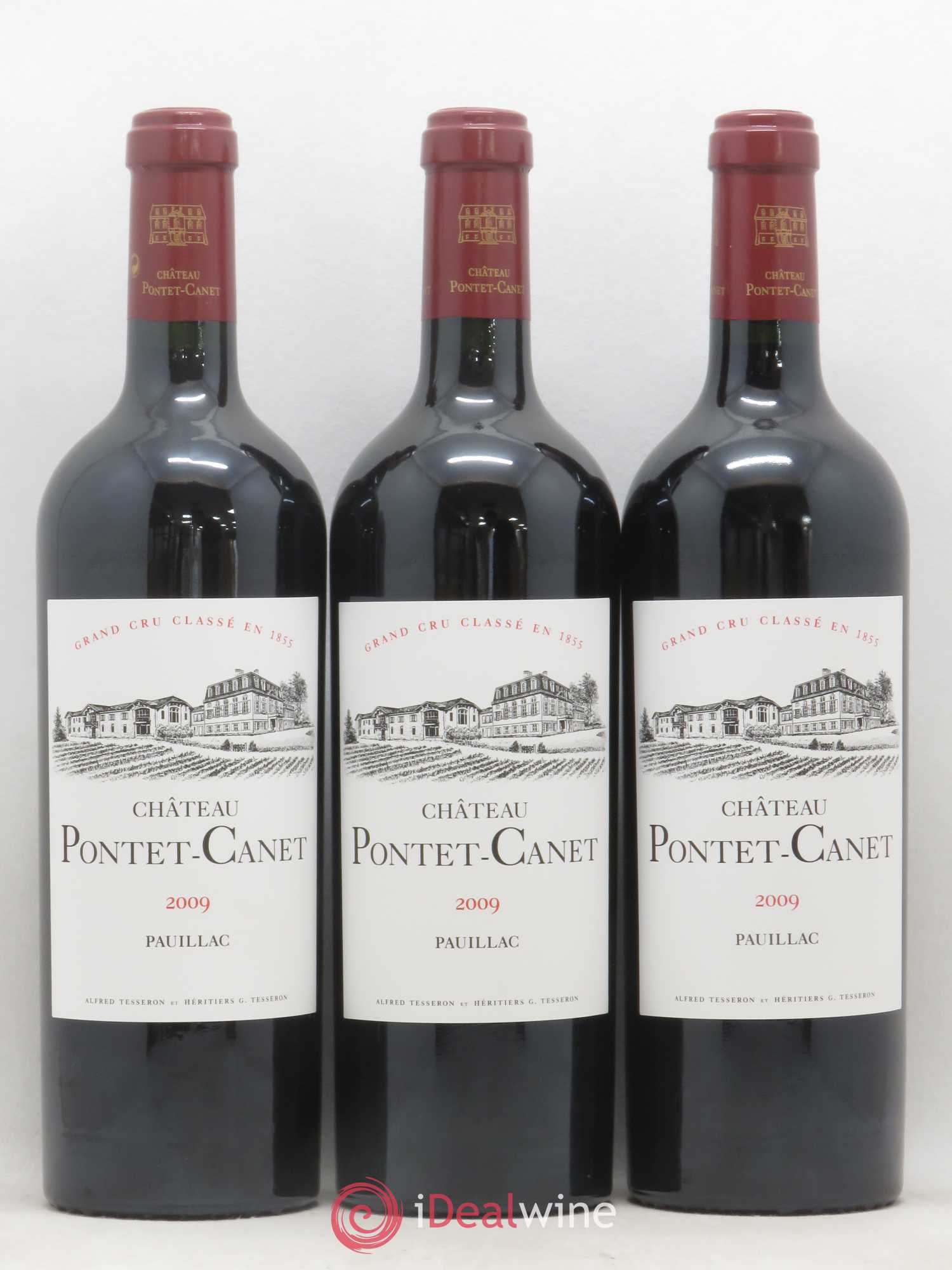 Château Pontet Canet 5ème Grand Cru Classé 2009 - Lot de 12 bouteilles - 3