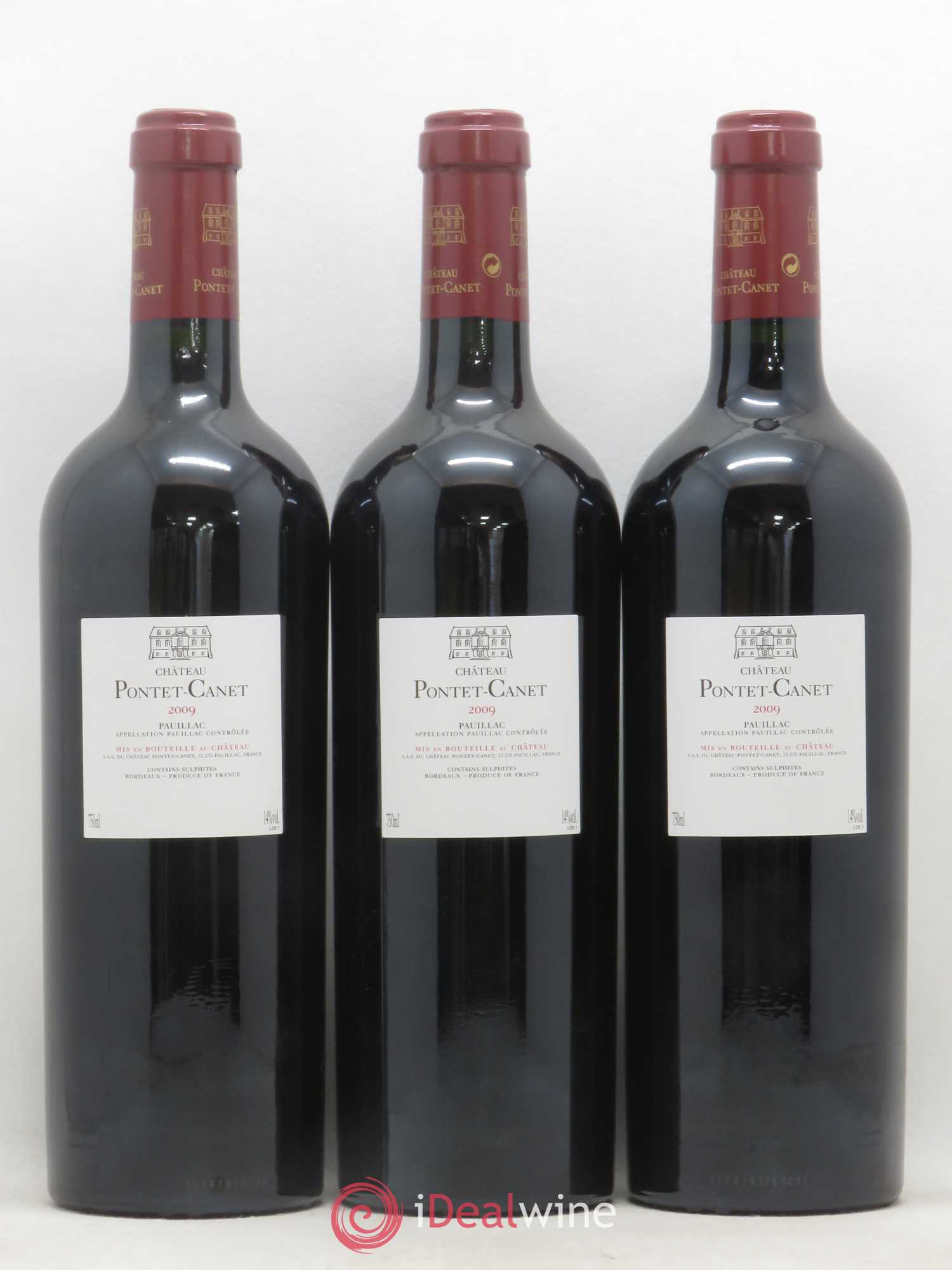 Château Pontet Canet 5ème Grand Cru Classé 2009 - Lot de 12 bouteilles - 8