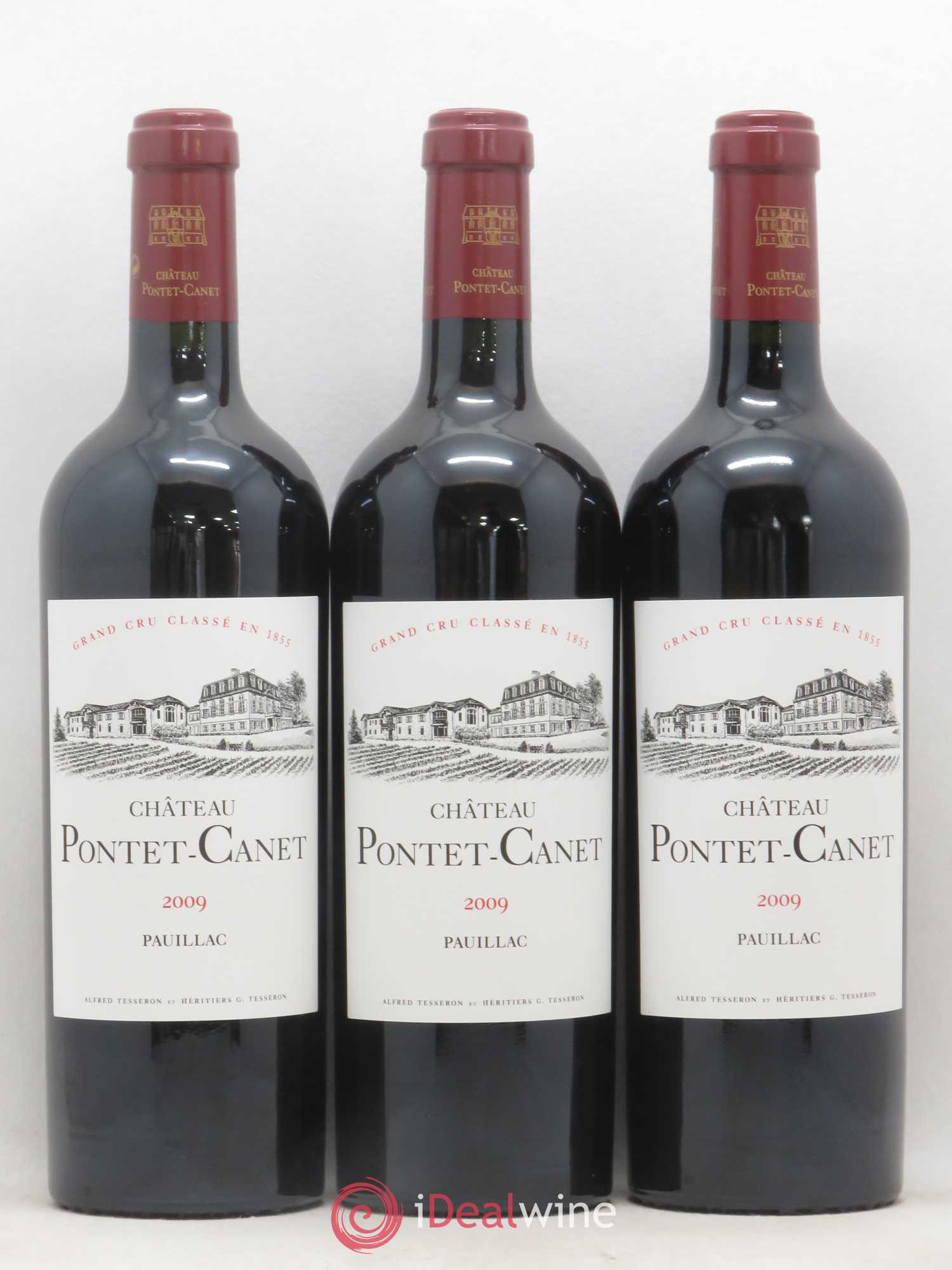 Château Pontet Canet 5ème Grand Cru Classé 2009 - Lot de 12 bouteilles - 5