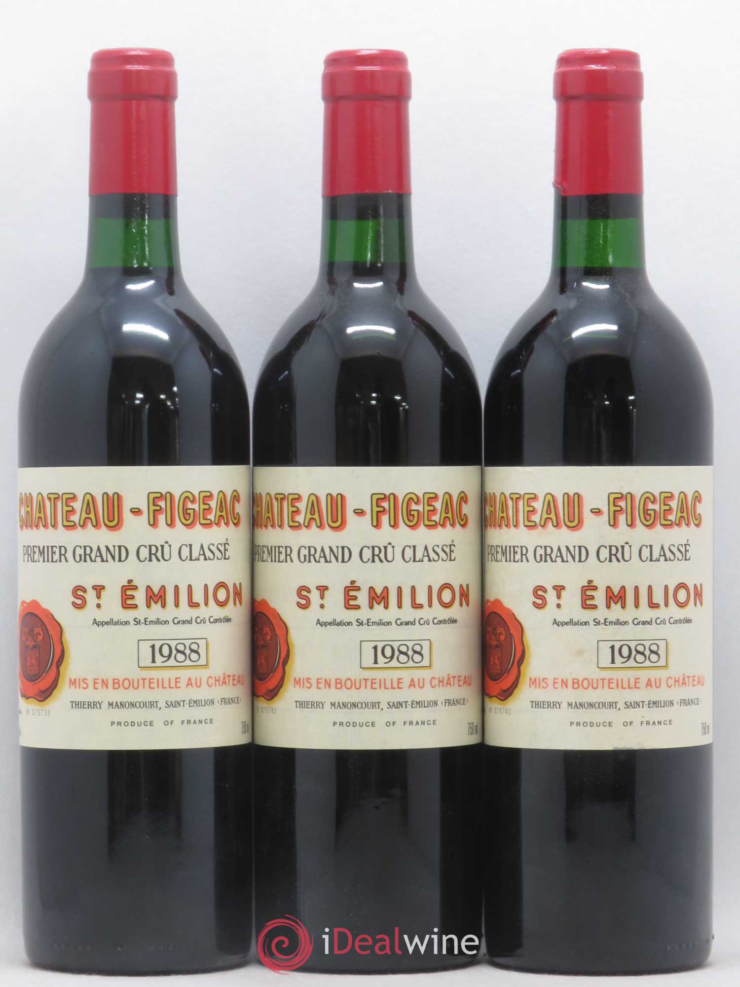 Château Figeac 1er Grand Cru Classé A 1988 - Lot de 12 bouteilles - 4