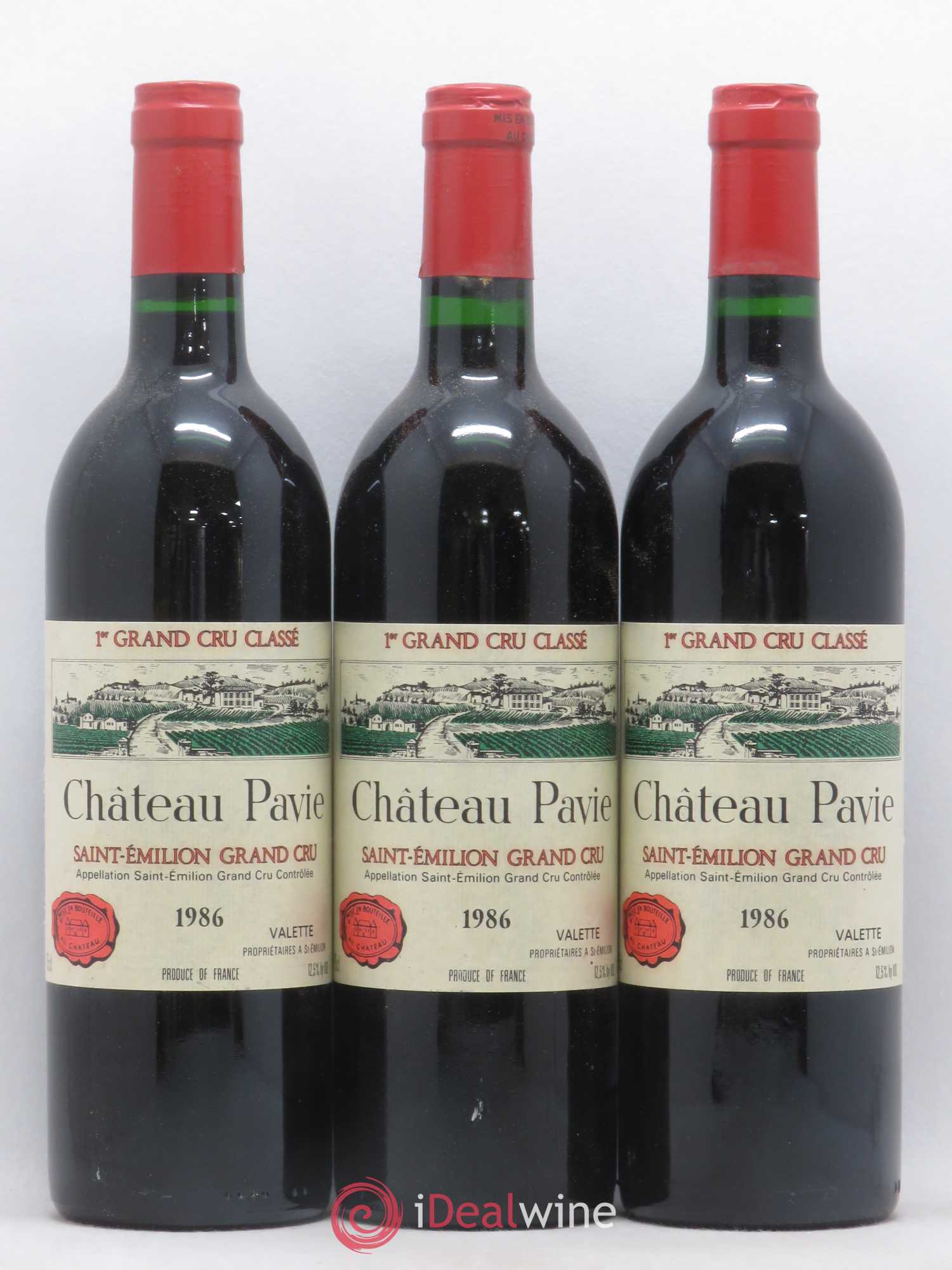 Château Pavie 1er Grand Cru Classé A 1986 - Lot de 12 bouteilles - 2