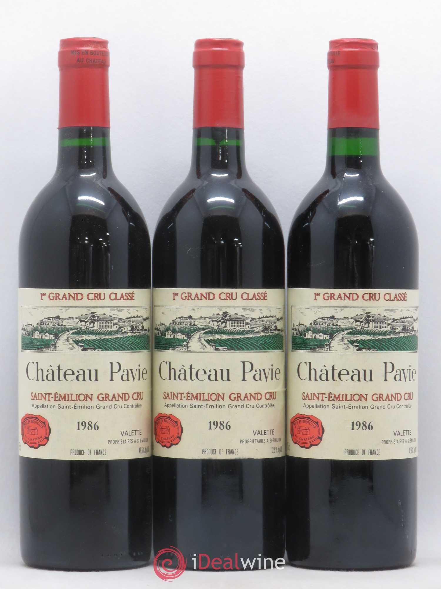 Château Pavie 1er Grand Cru Classé A 1986 - Lot de 12 bouteilles - 3