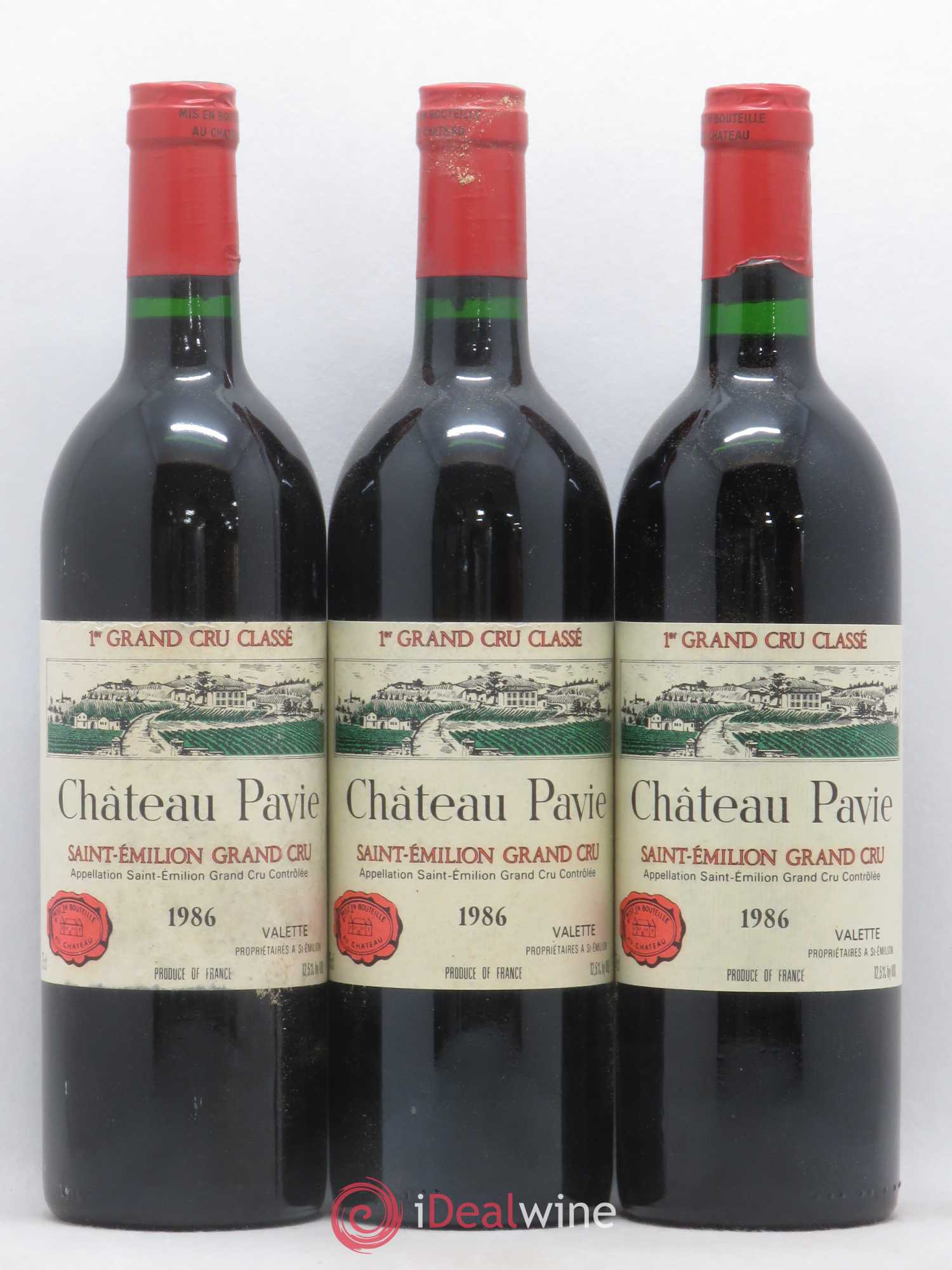 Château Pavie 1er Grand Cru Classé A 1986 - Lot de 12 bouteilles - 4