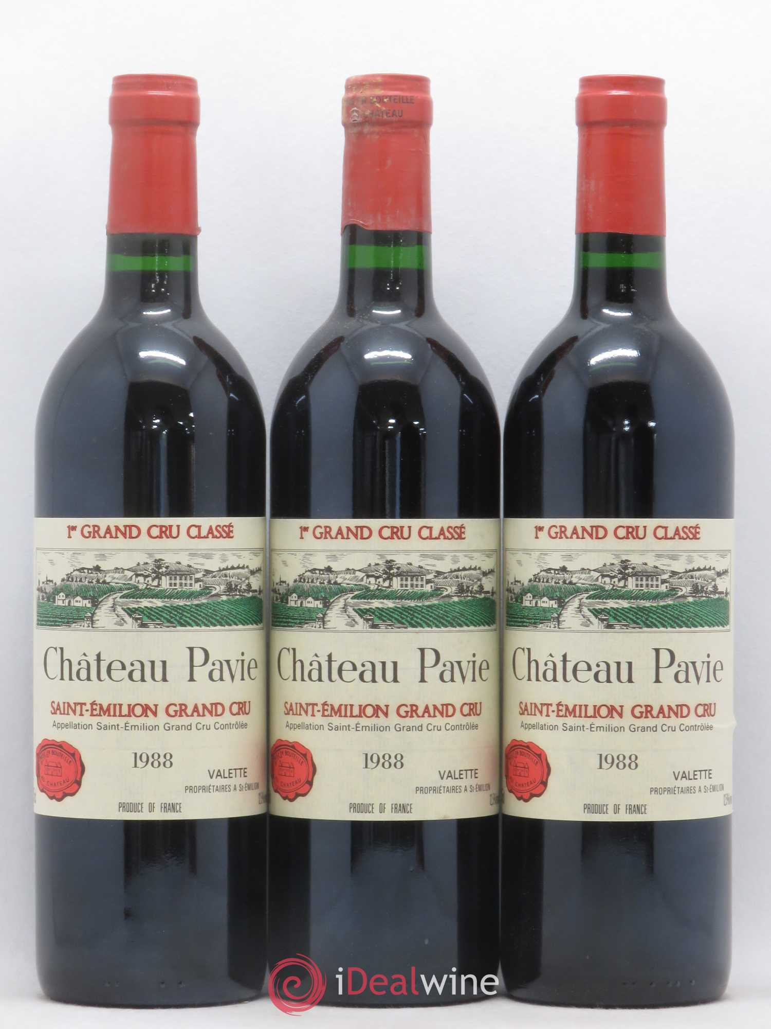 Château Pavie 1er Grand Cru Classé A 1988 - Lot de 12 bouteilles - 4