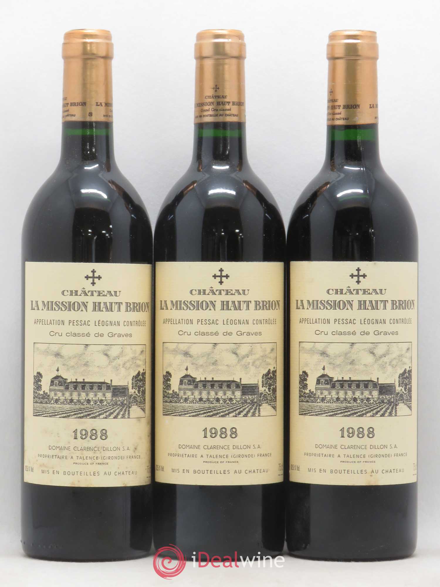 Château la Mission Haut-Brion Cru Classé de Graves 1988 - Lotto di 12 bottiglie - 4